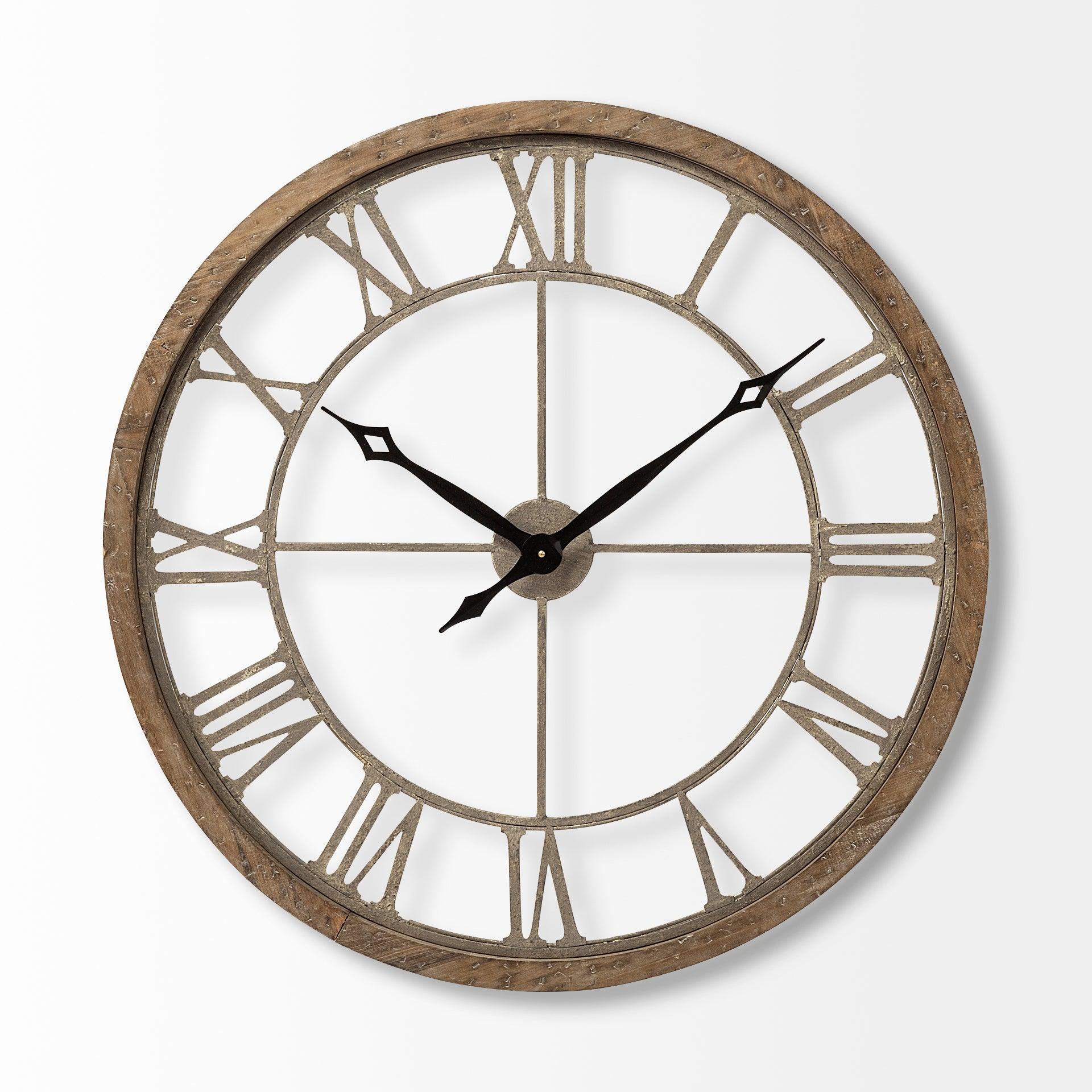 Mething Farmhouse Wall Clock - Remutear