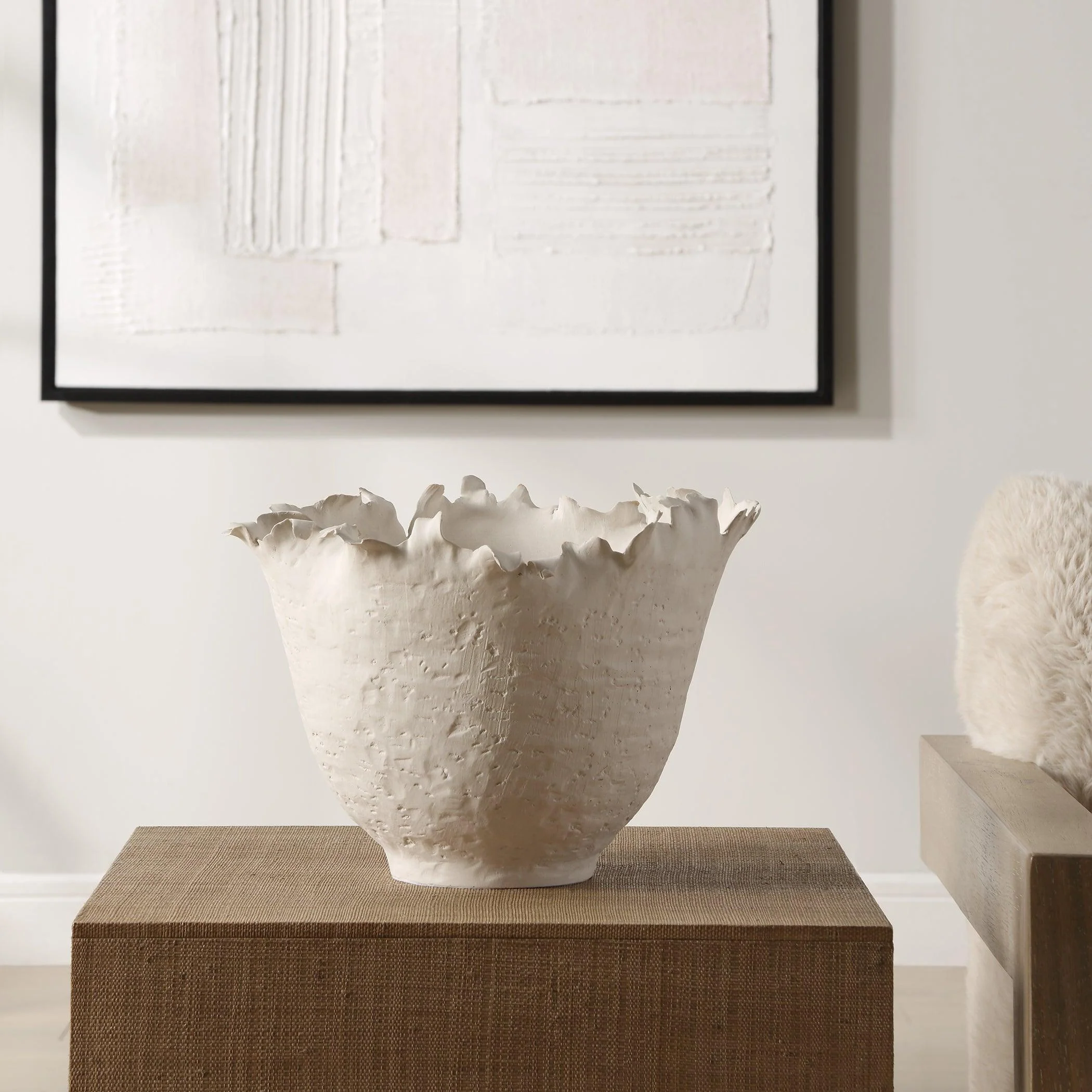 Blossom Tall Off-white Bowl - Remutear
