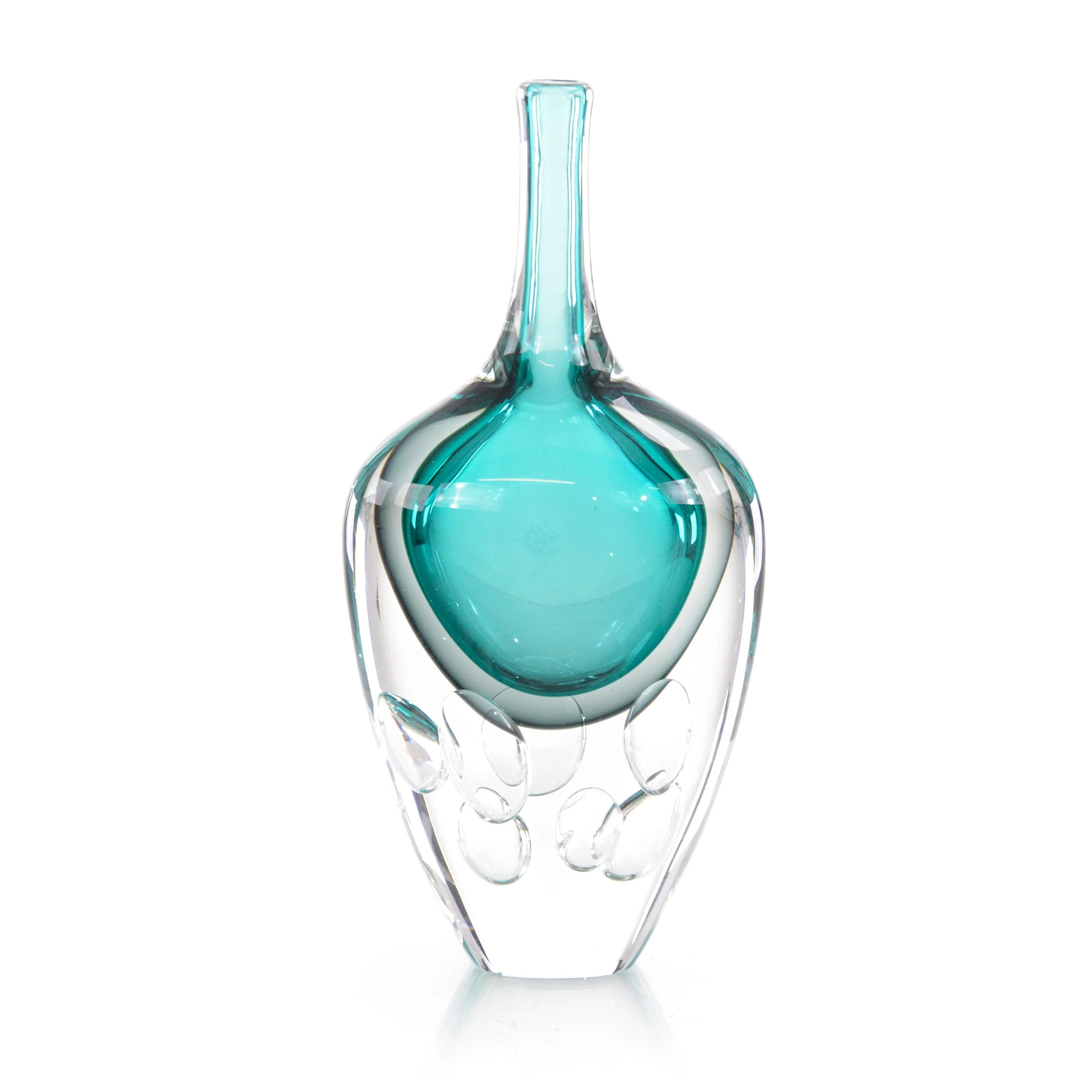 Azure Art Glass Vase - Remutear