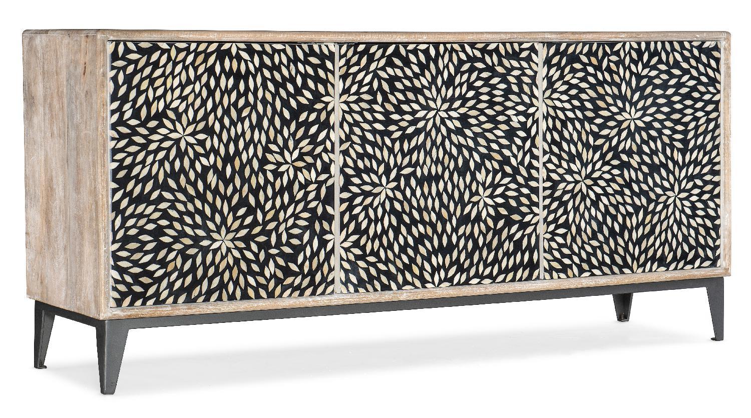 Melange Petrina Three Door Credenza - Remutear