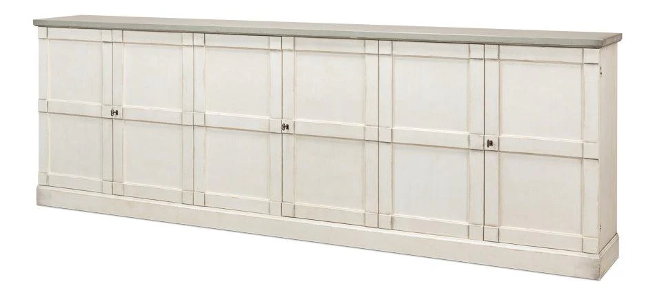 Luciana Wood Drs Buffet 112 St.Wht Grey - Remutear