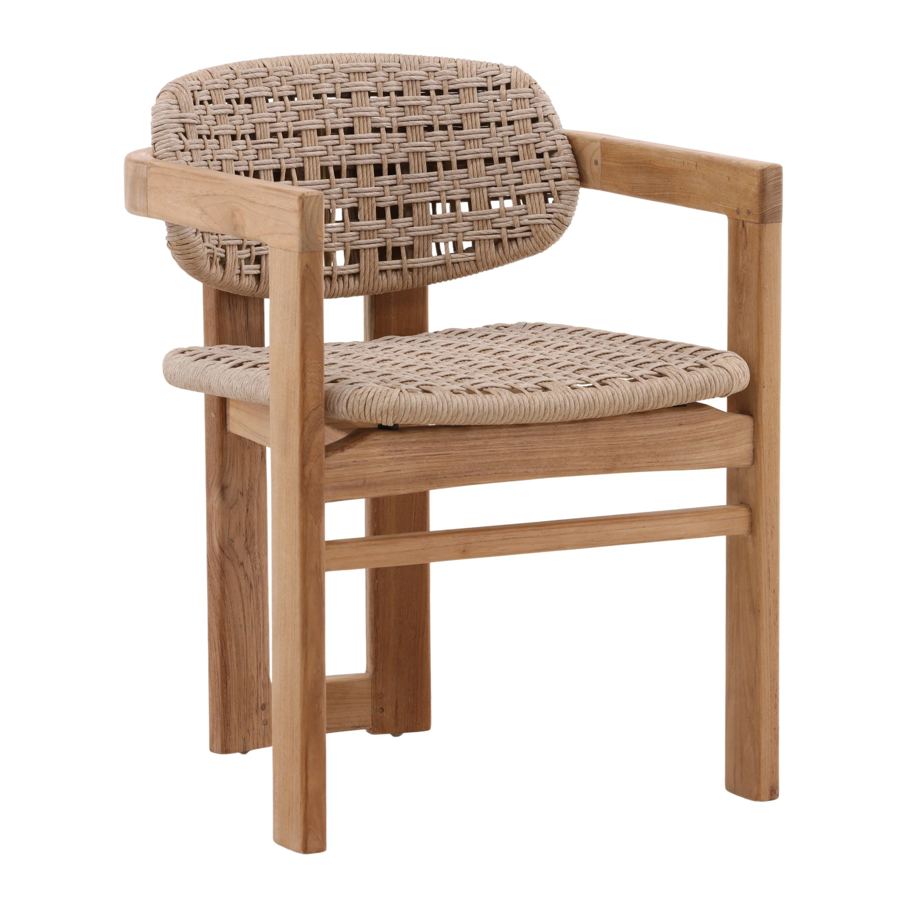 Jovianne Outdoor Dining Chair Beige - Remutear