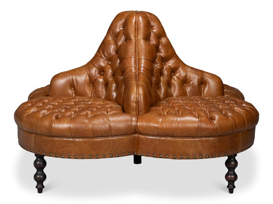 Lobby Sofa - Cuba Brown - Remutear