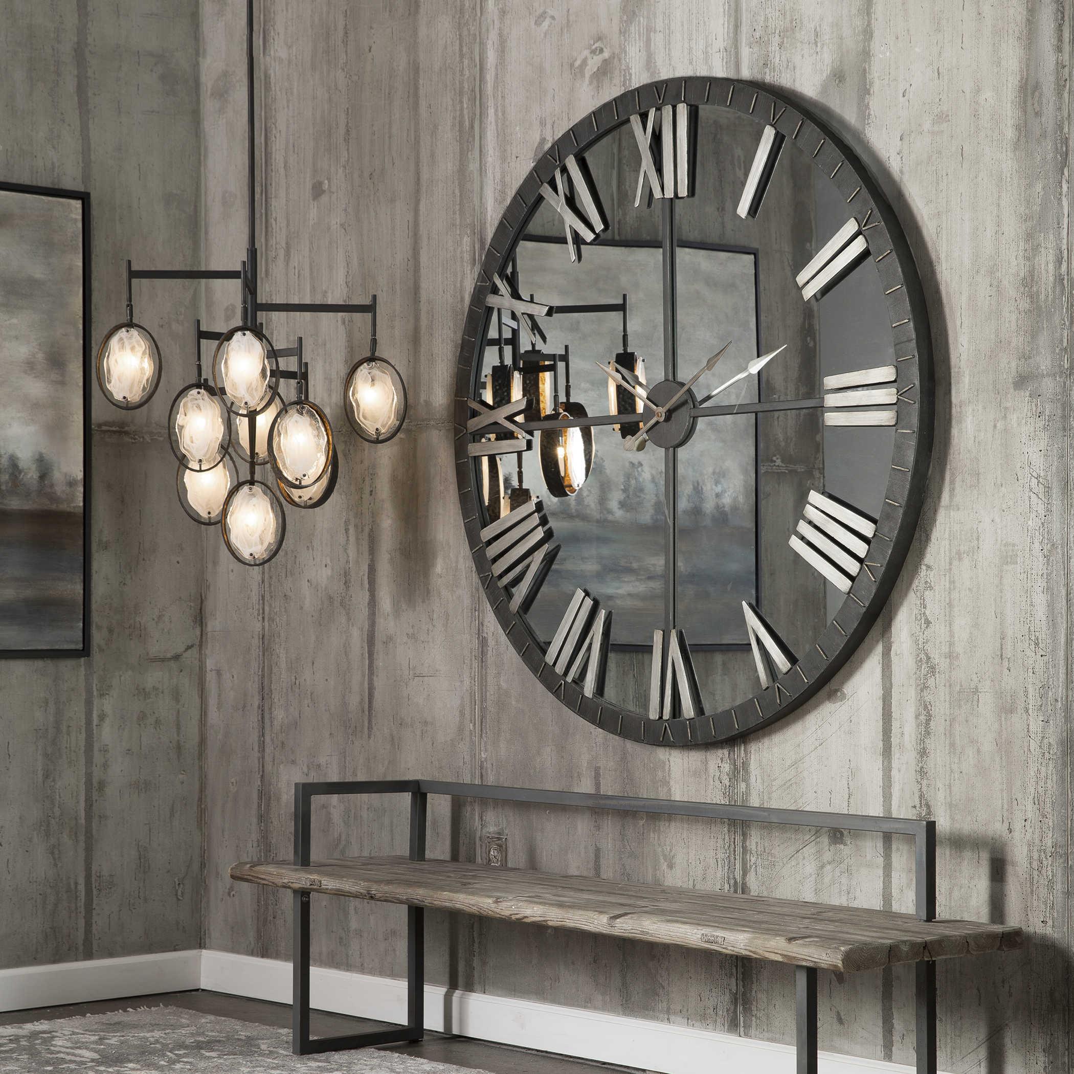AMELIE LARGE BRONZE WALL CLOCK - Remutear