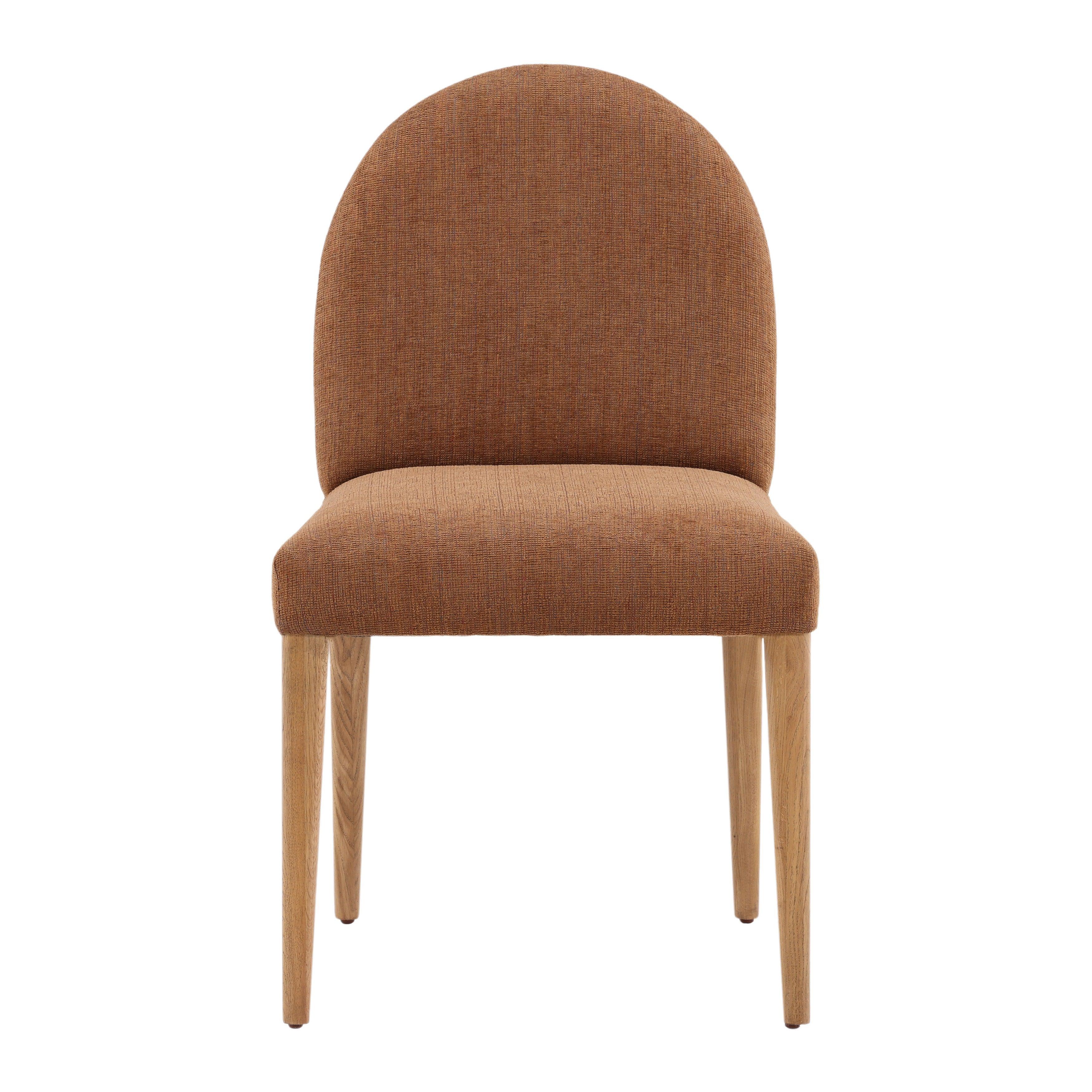 Emmett Dining Chair Set of 2 Brown - Remutear