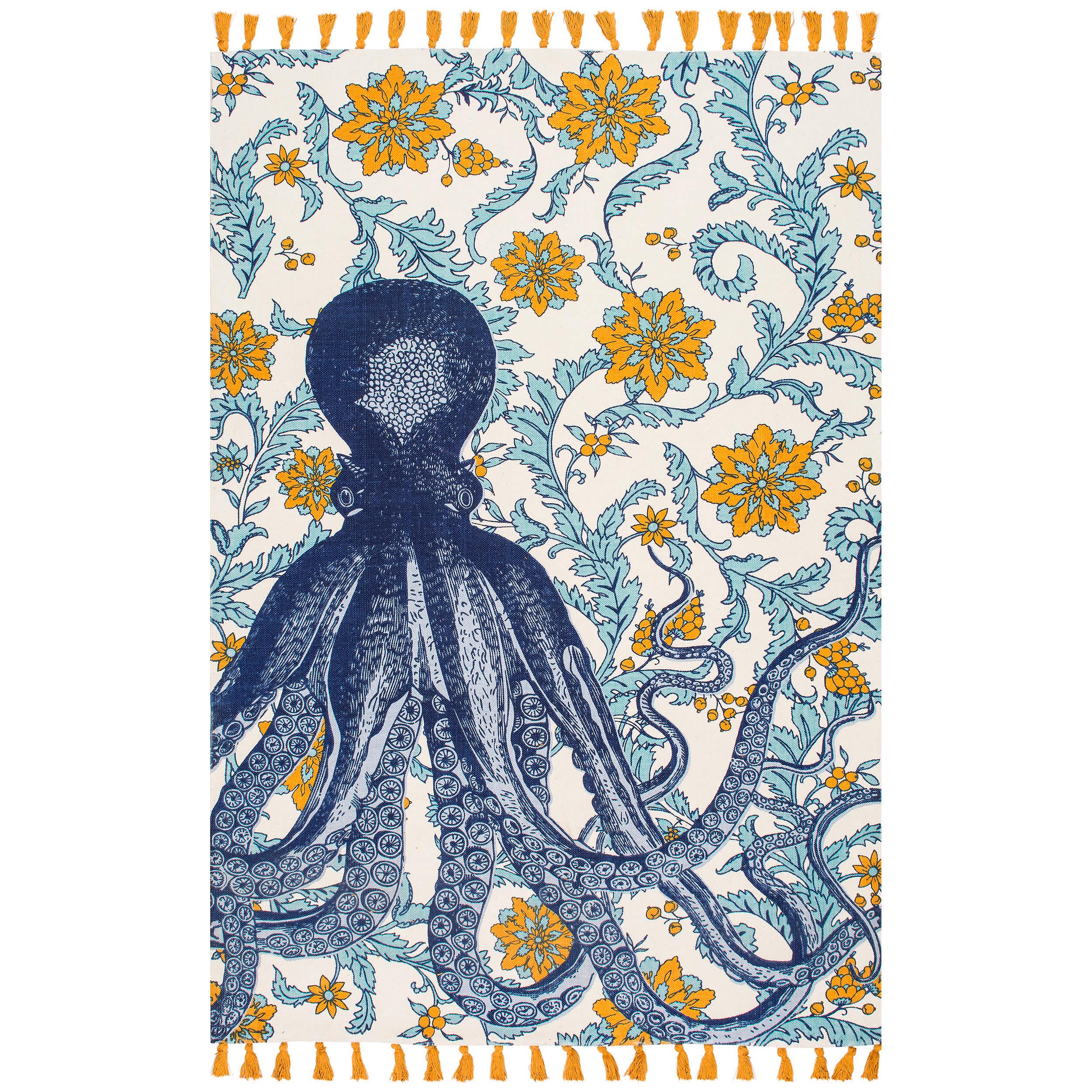 Thomas Paul Flatweave Cotton Octopus - Remutear