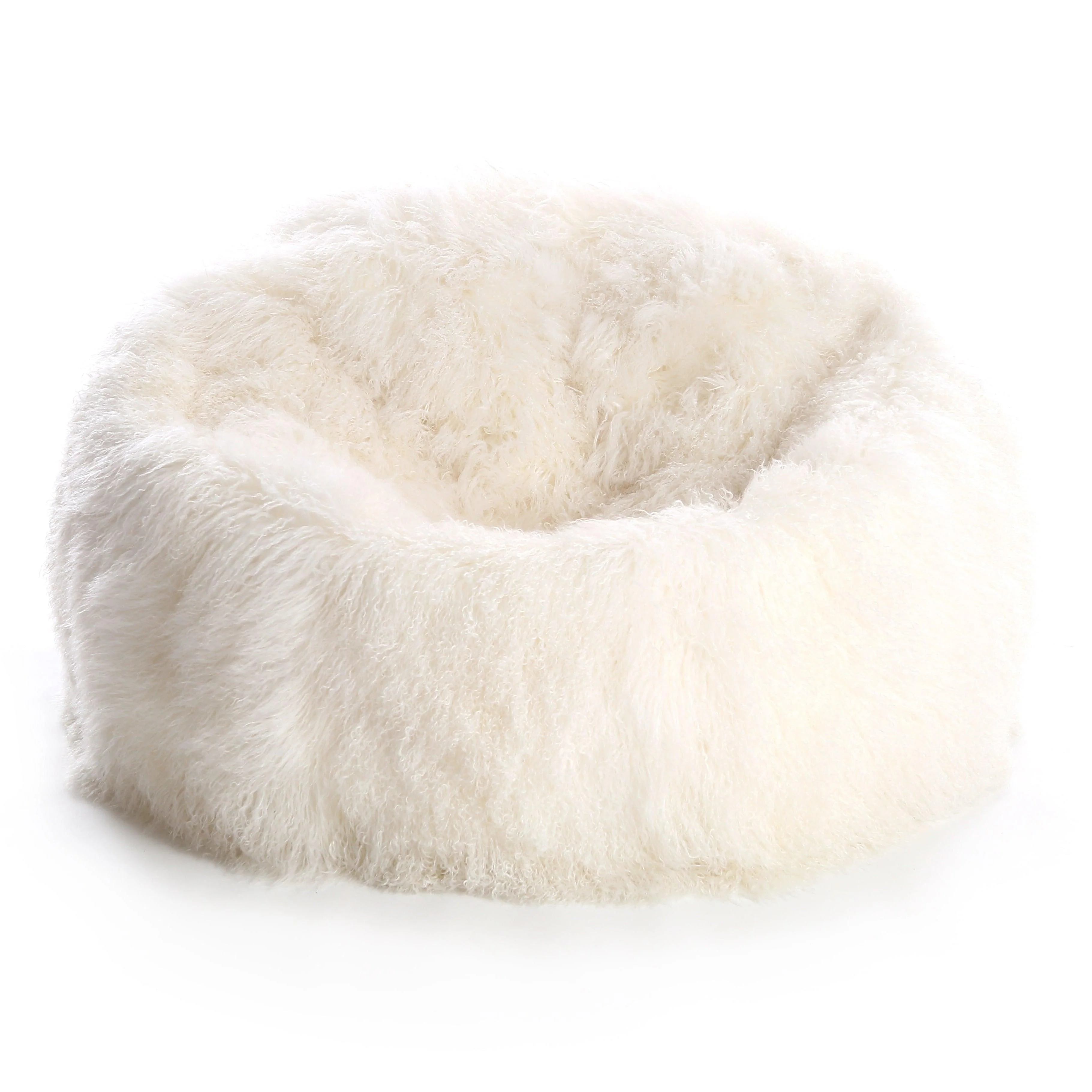 Cushion Longwool Tibetan Lamb Bean Bag - Remutear
