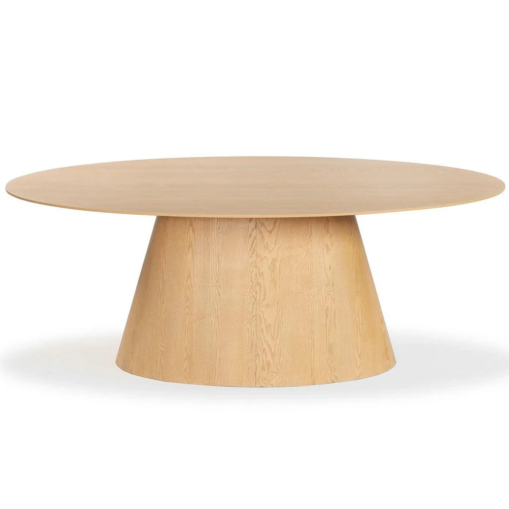 OWYN OVAL WOOD DINING TABLE - Remutear