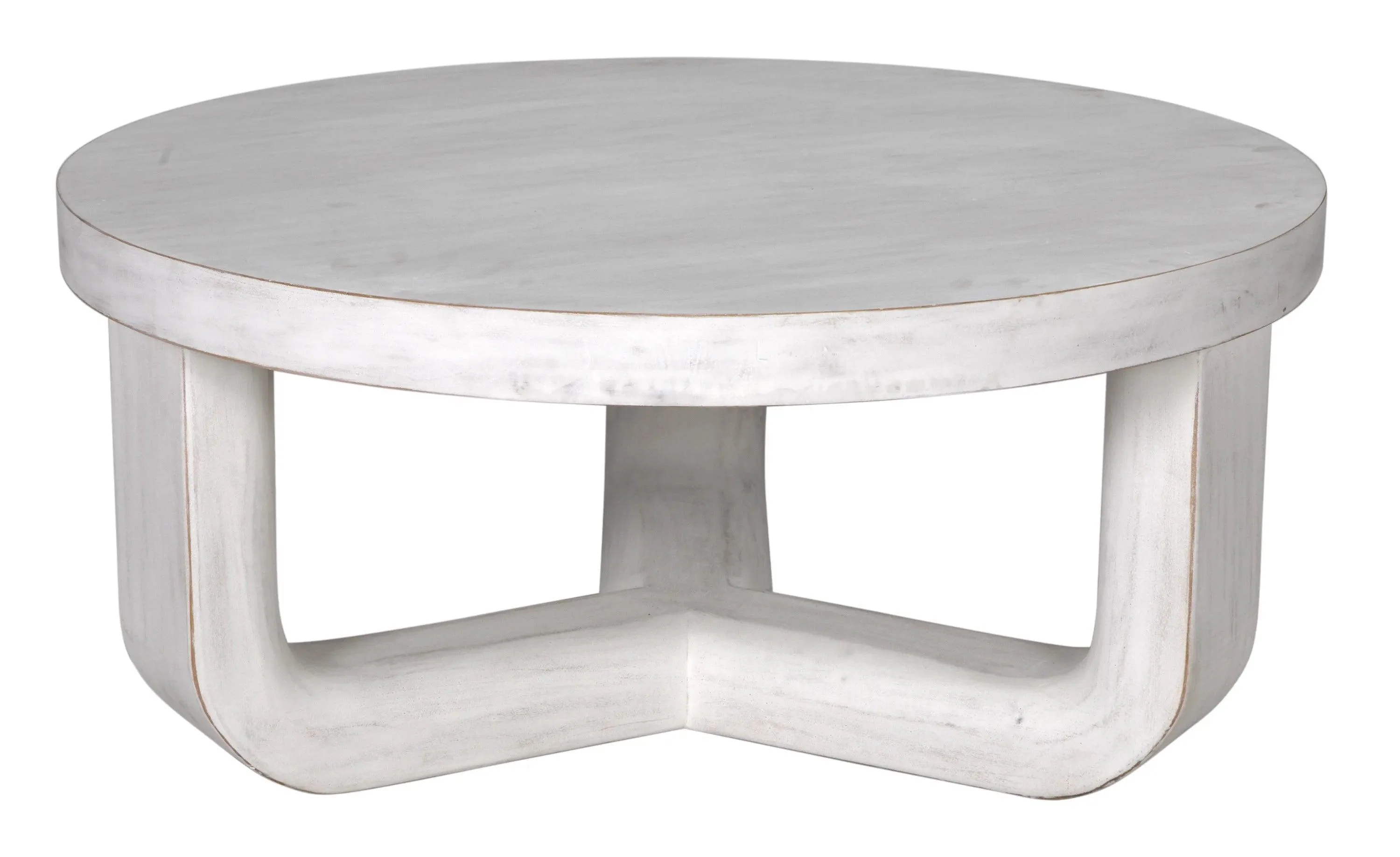Joel Coffee Table, White Wash - Remutear