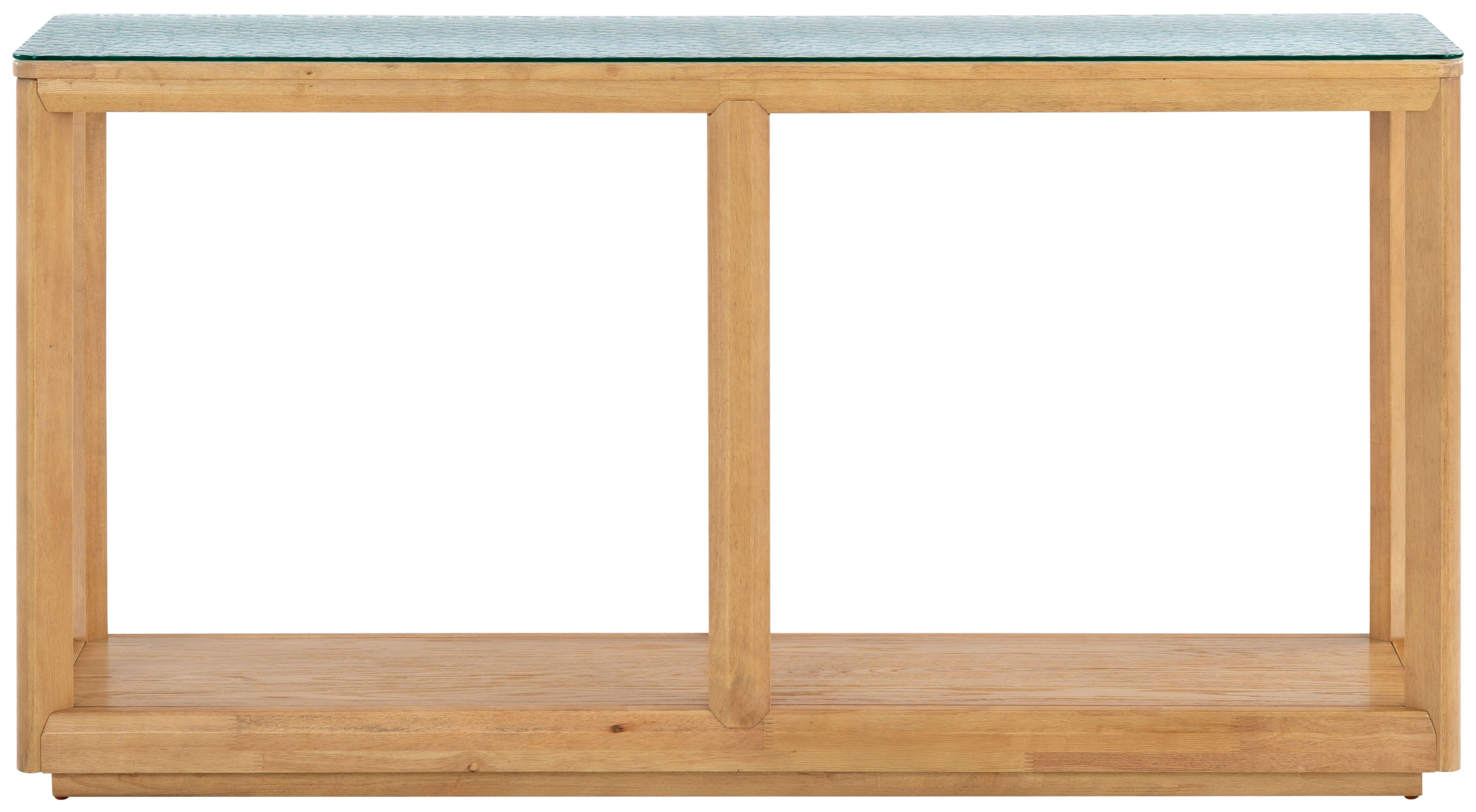 BENECARLO GLASS TOP CONSOLE TABLE - Remutear