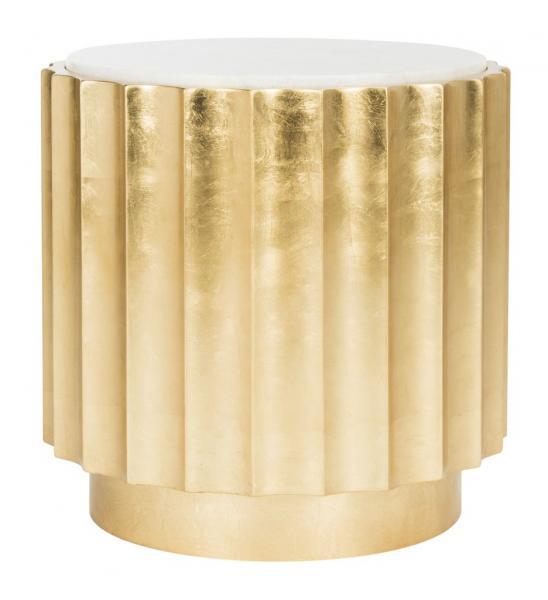 ELODIE GOLD SIDE TABLE - Remutear