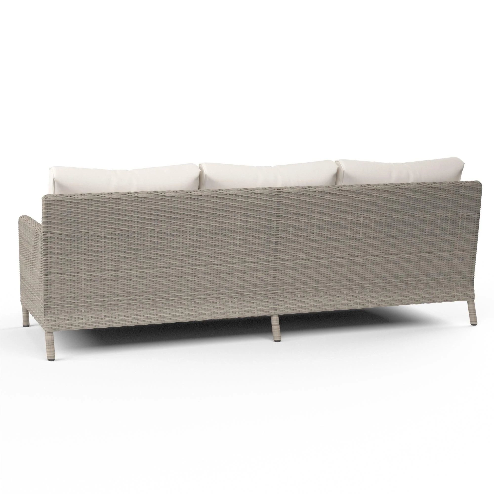 Manhattan Sofa in Linen Canvas w/ Self Welt - Remutear