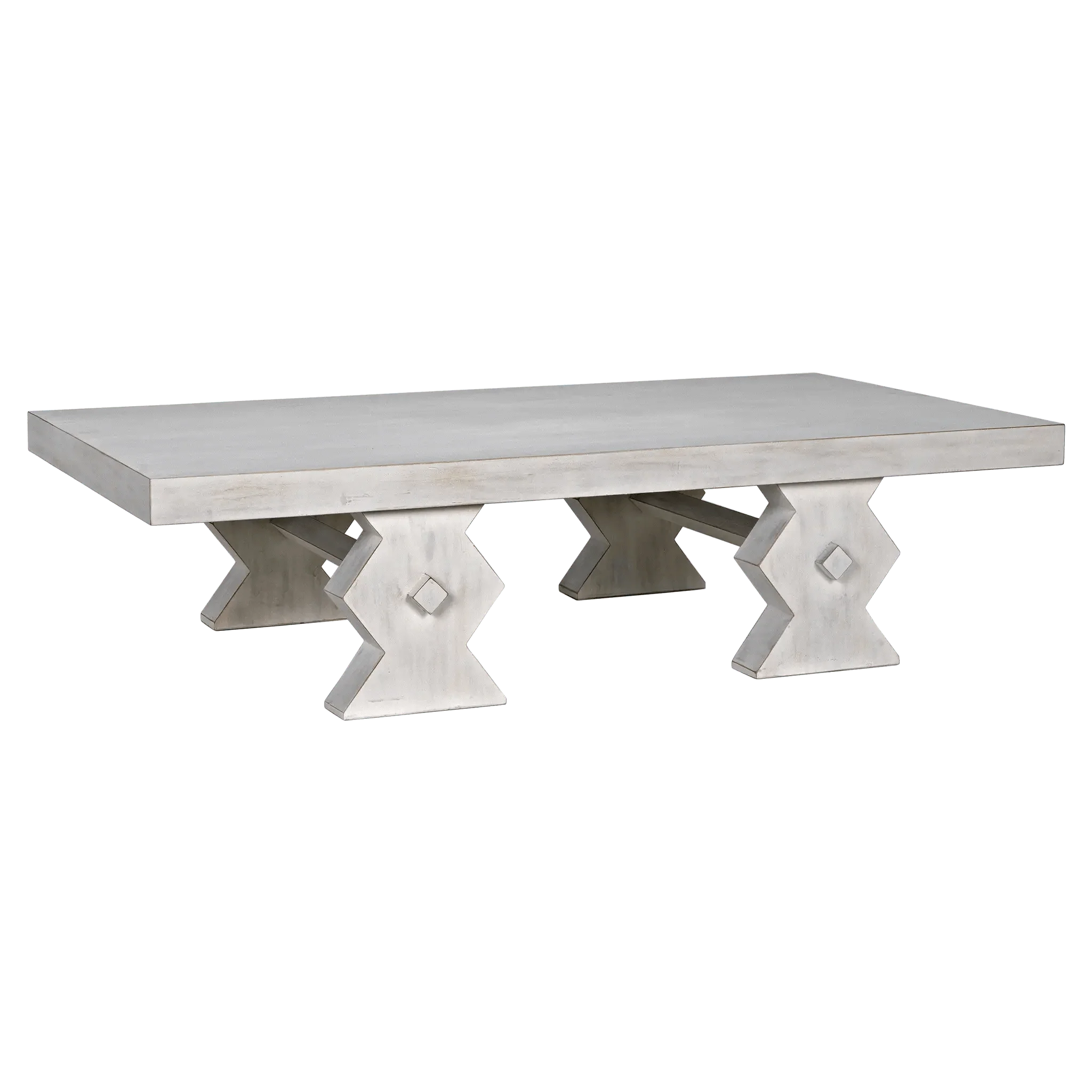 Suzu Coffee Table, White Wash - Remutear