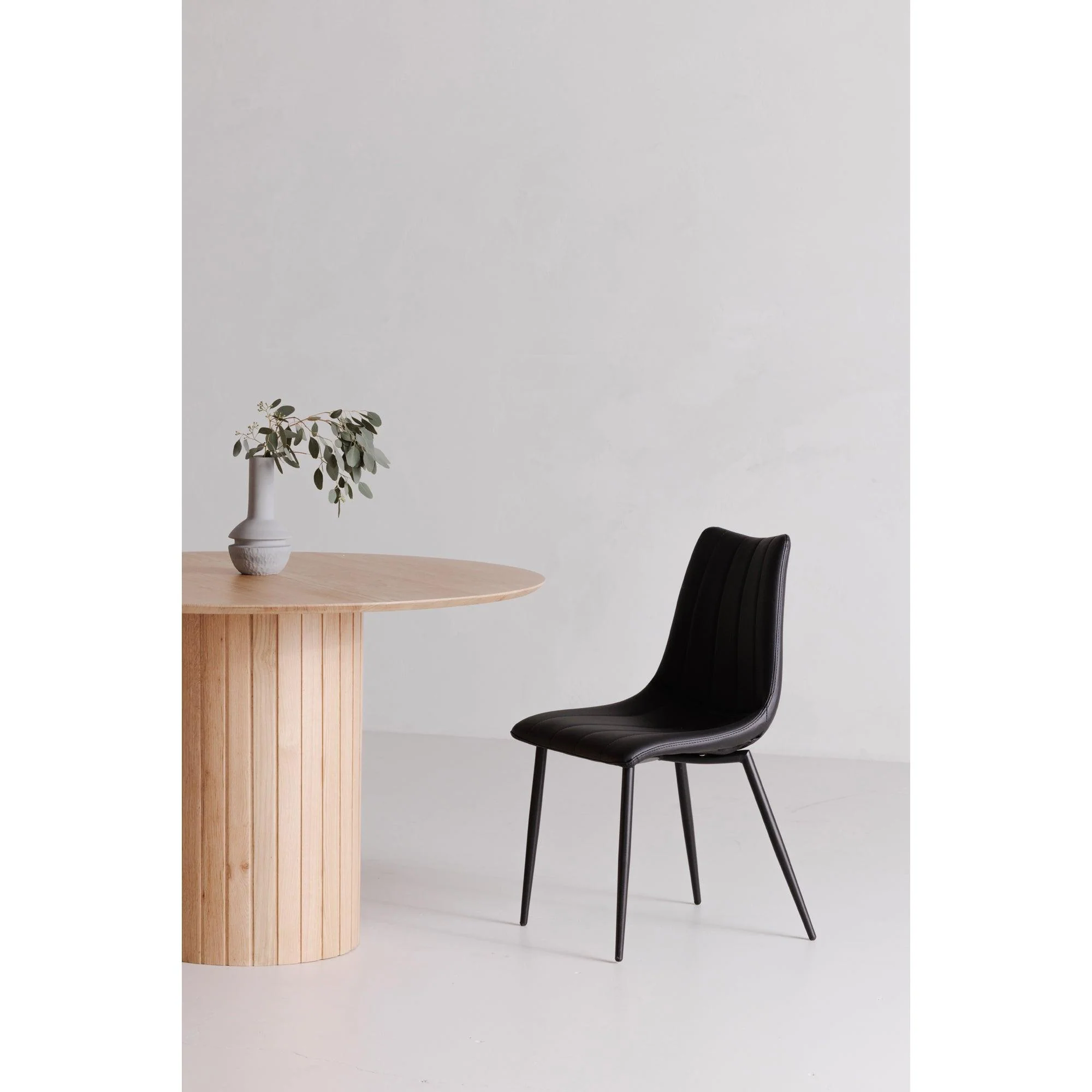 Alibi Dining Chair Matte Black - Set Of Two - Remutear