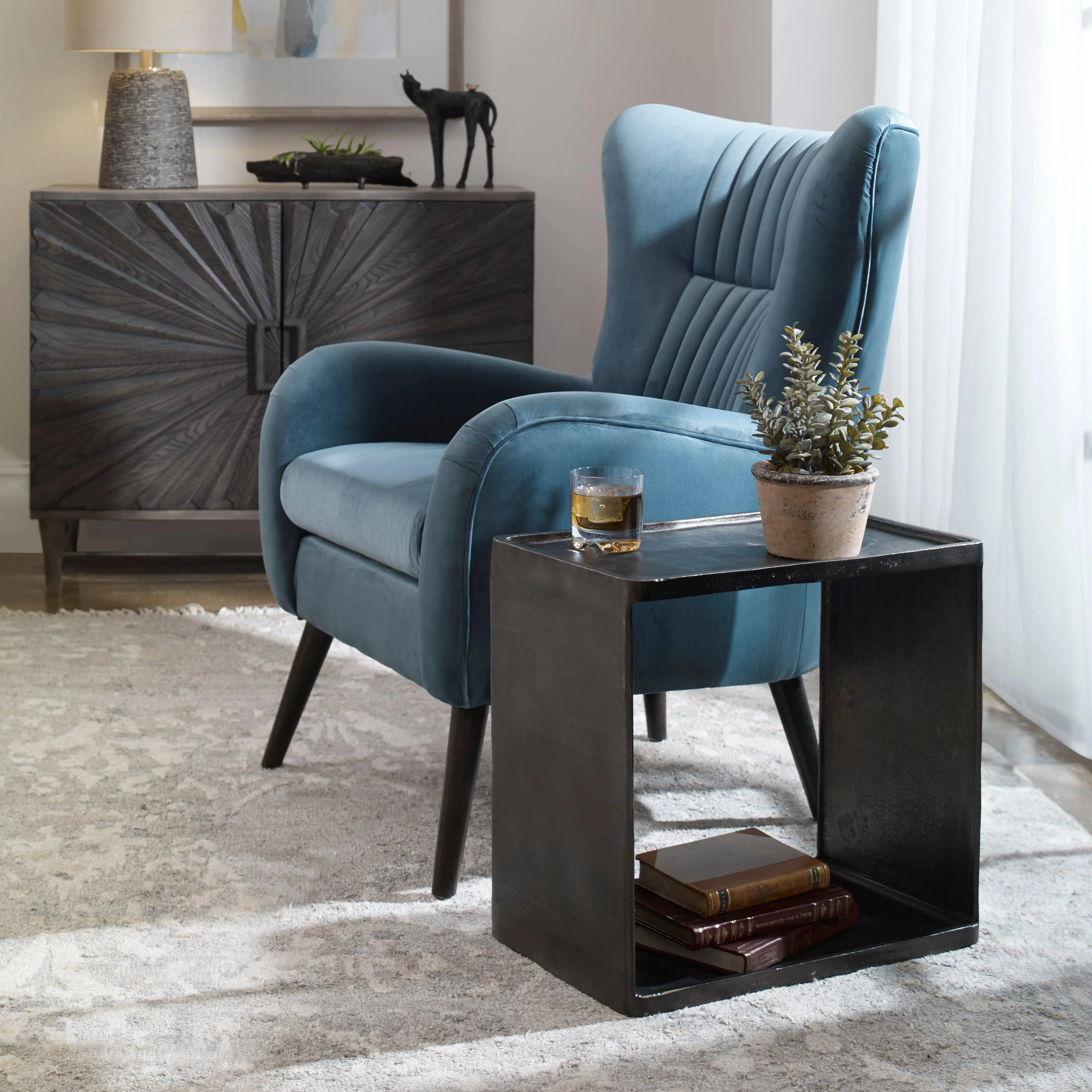 Derwent Industrial Side Table - Remutear