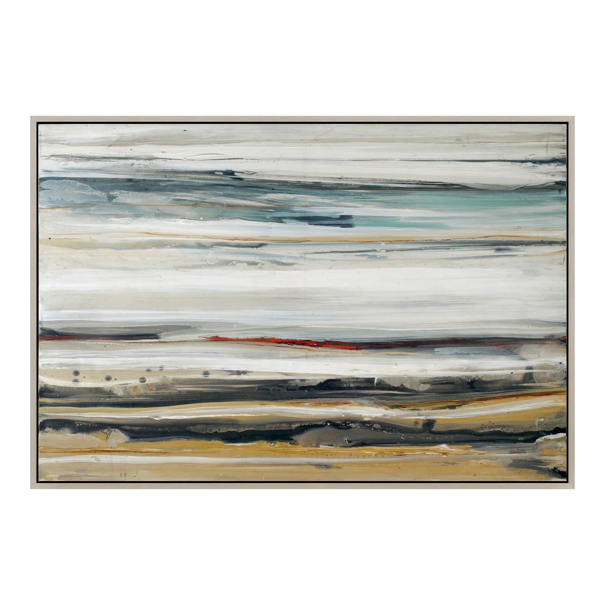 Color Swathe Wall Décor W/Frame Large - Remutear
