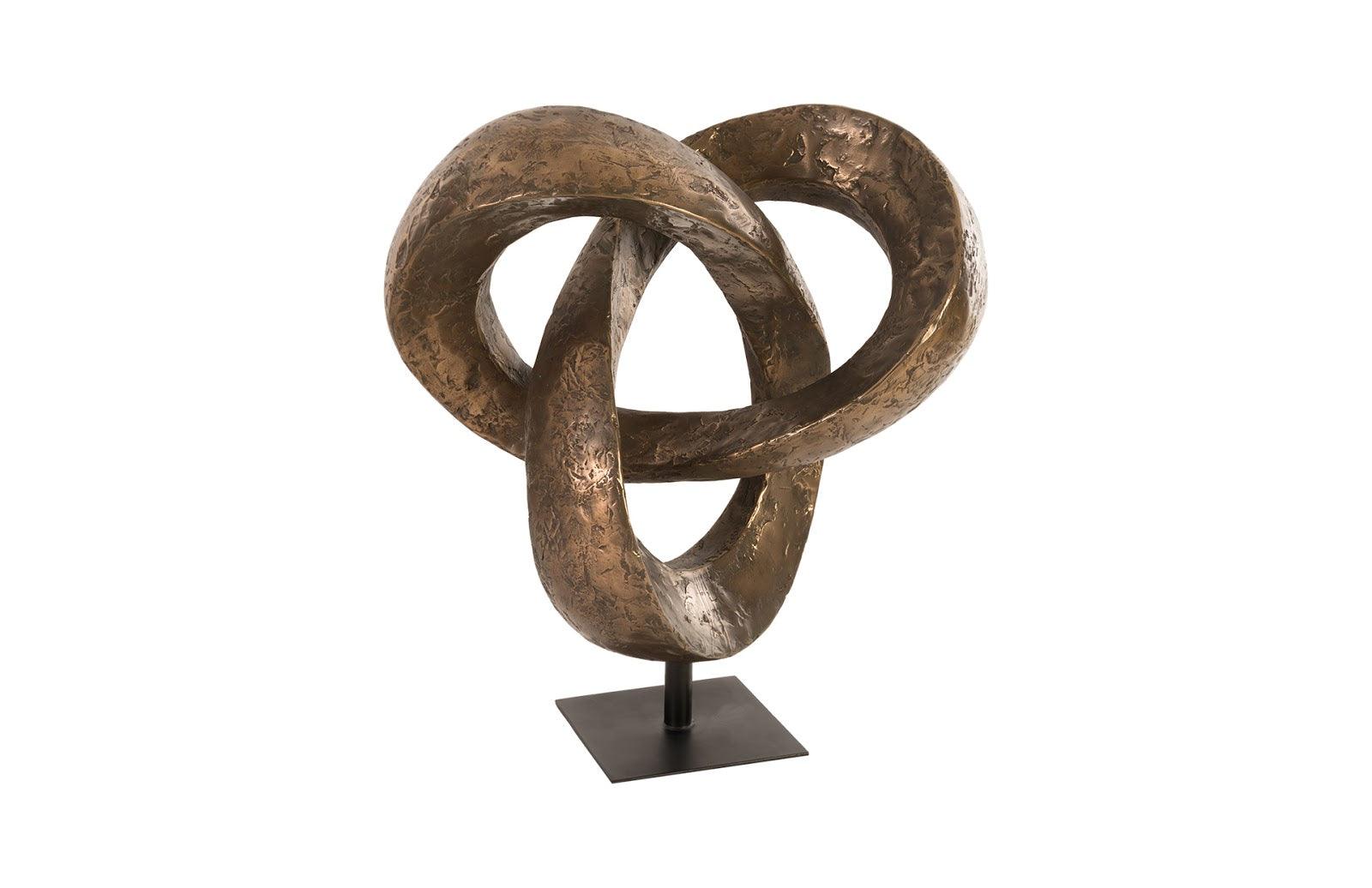 Trifoil Sculpture, Bronze - Remutear