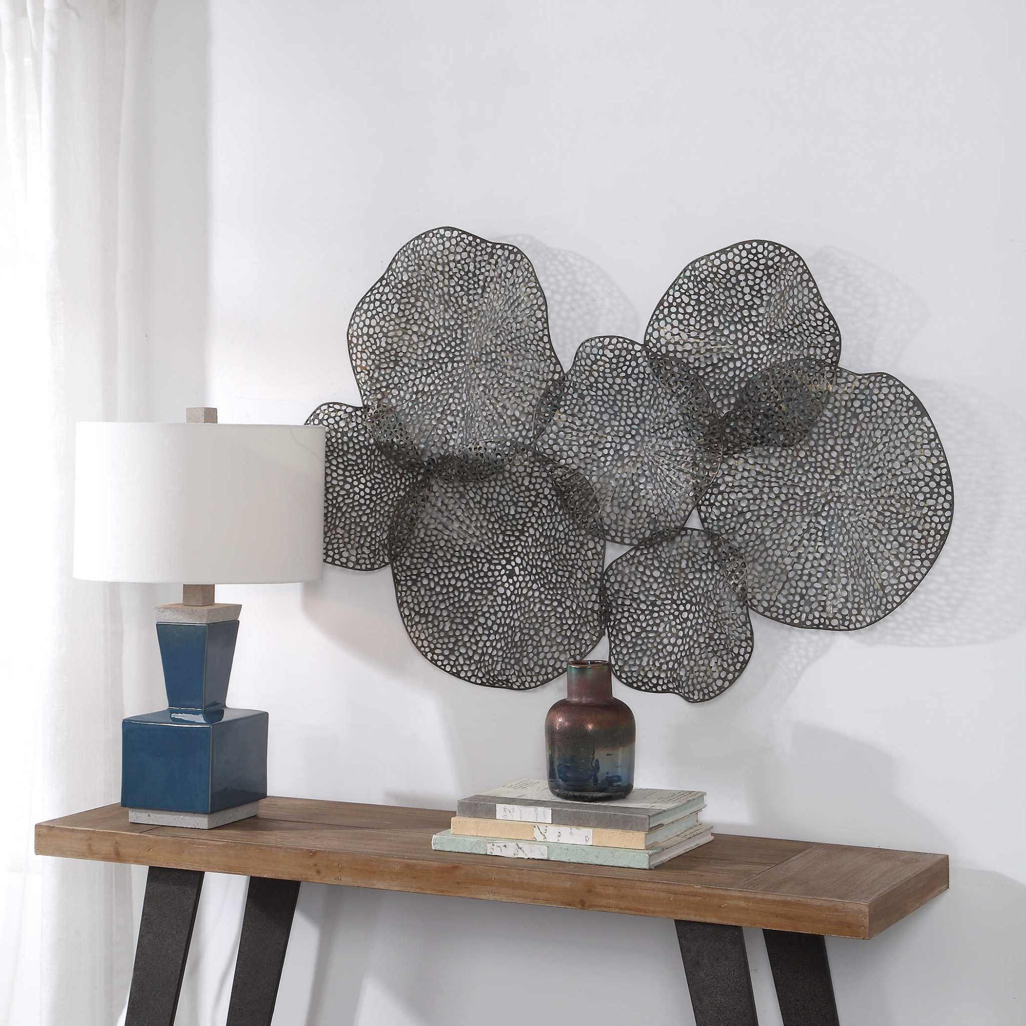 RIPLEY METAL LEAF WALL ART - Remutear