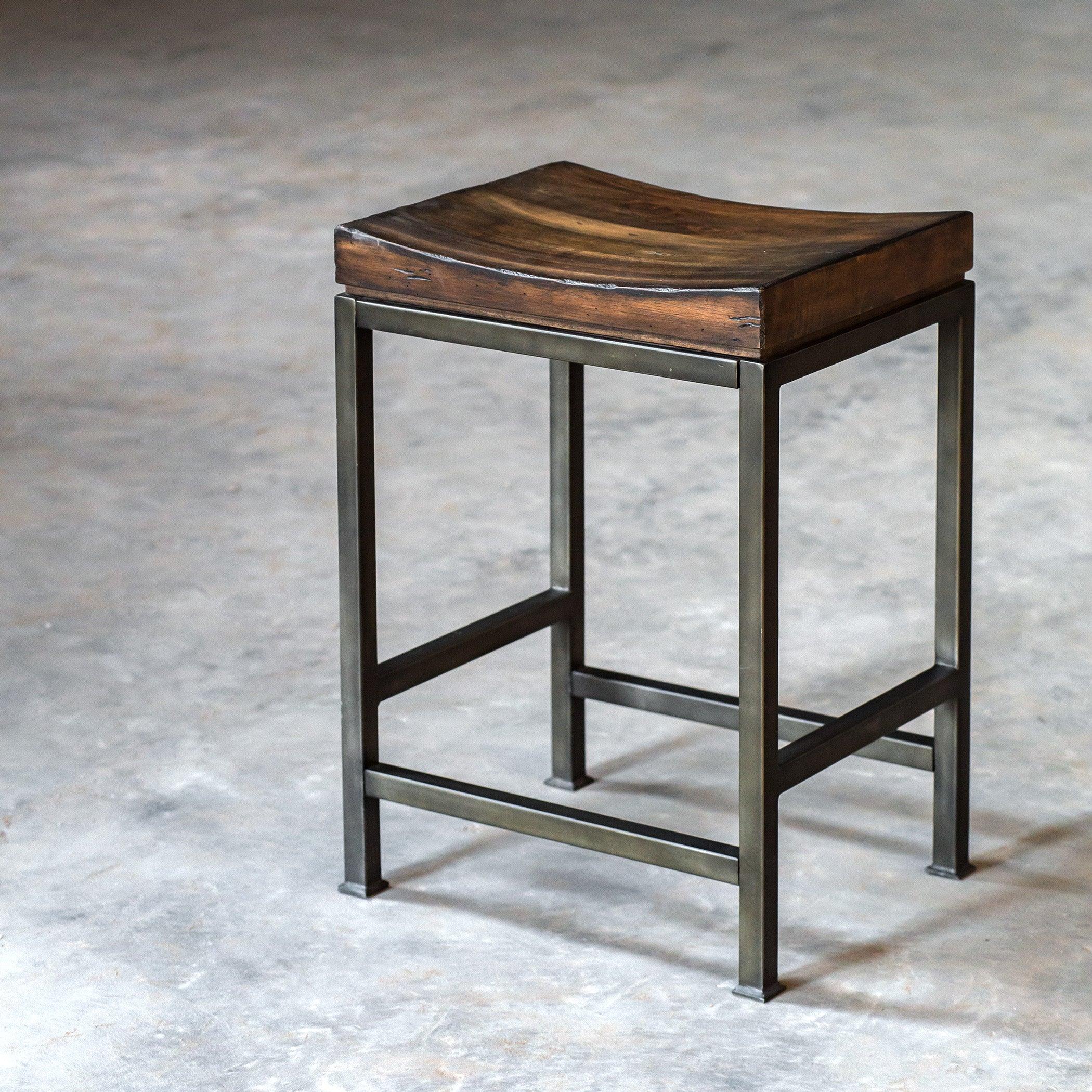BECK WOOD COUNTER STOOL - Remutear