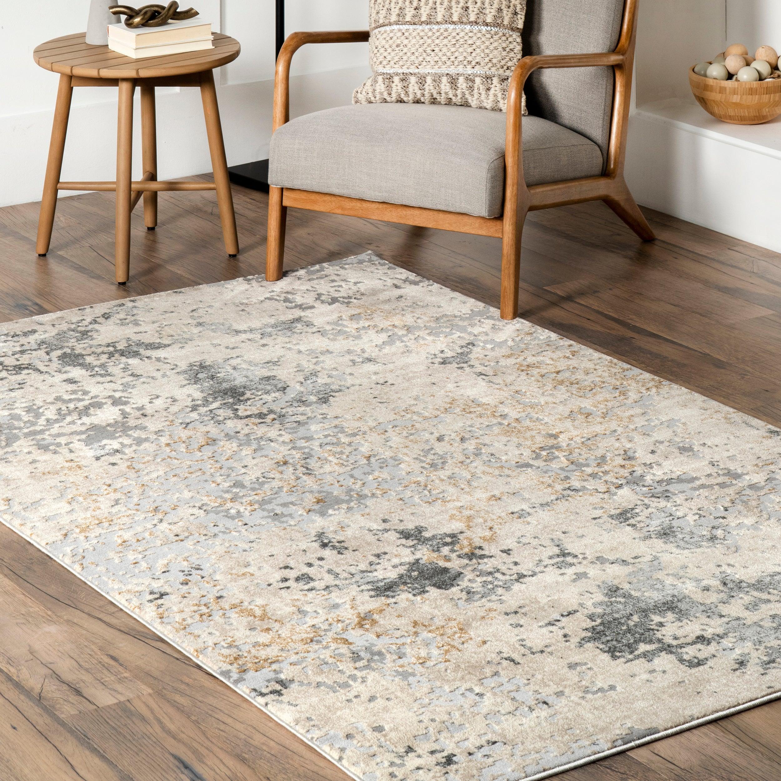 Chastin Modern Abstract Area Rug - Remutear
