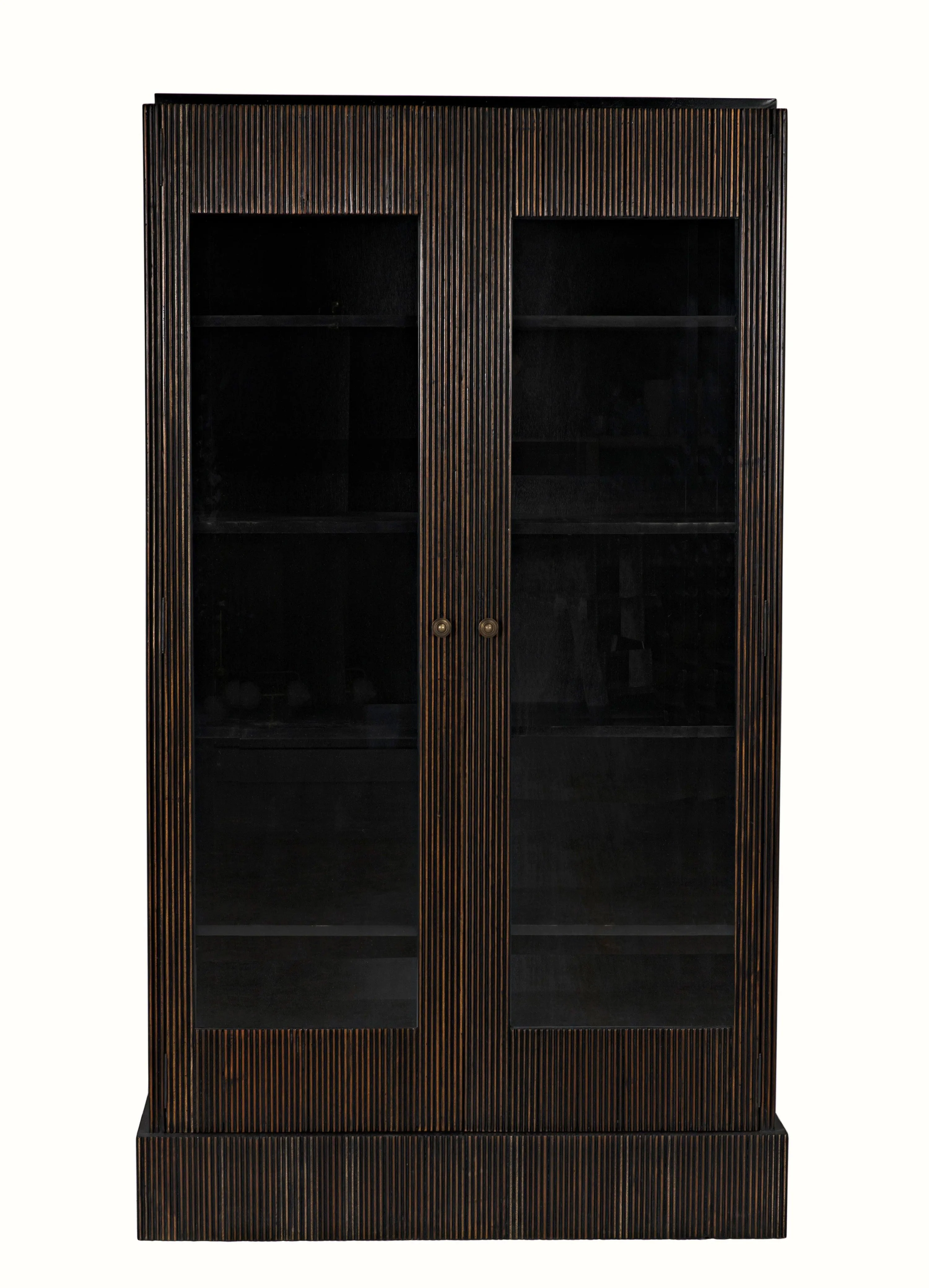 Noho Hutch, Hand Rubbed Black with Light Brown Trim - Remutear