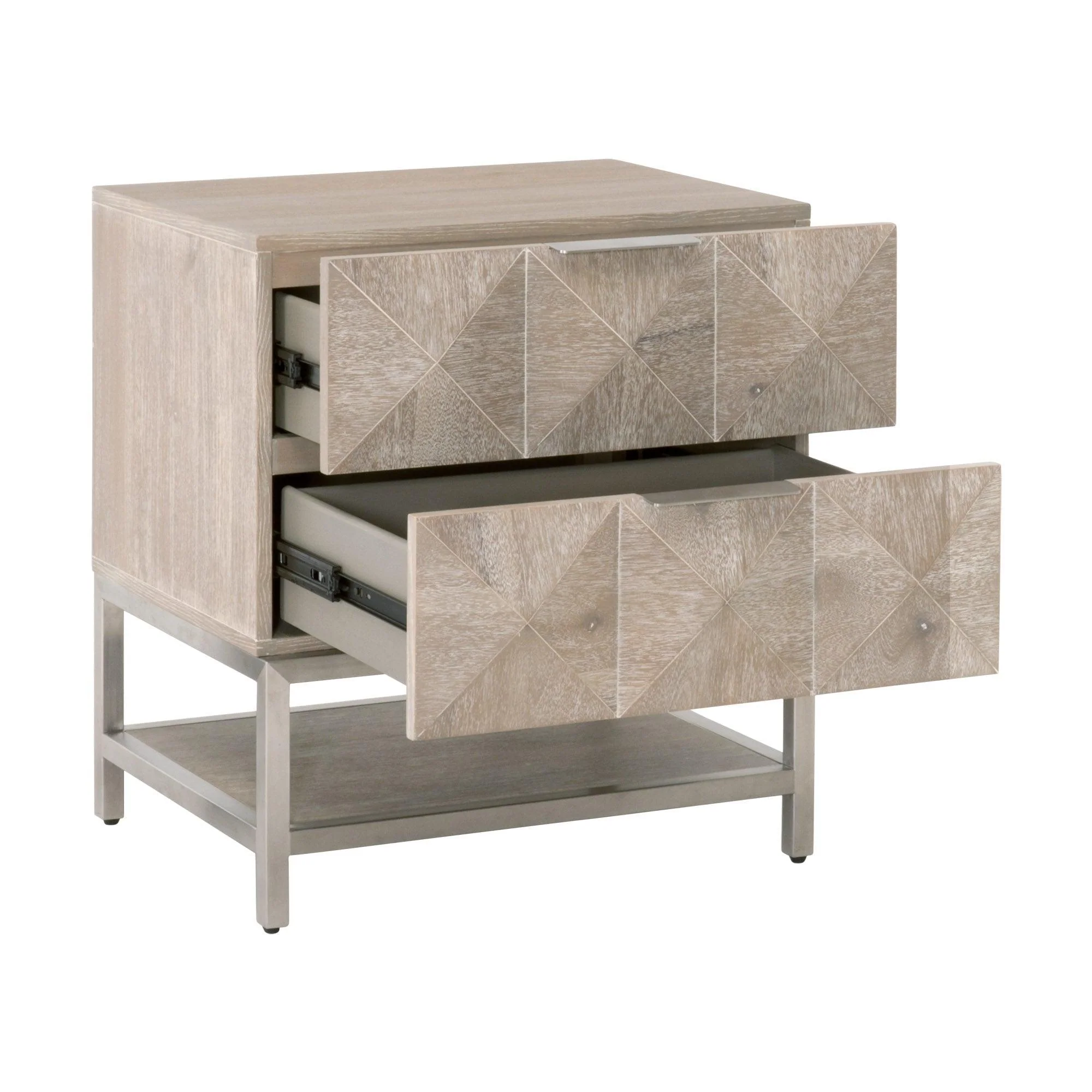 Atlas 2-Drawer Nightstand - Remutear