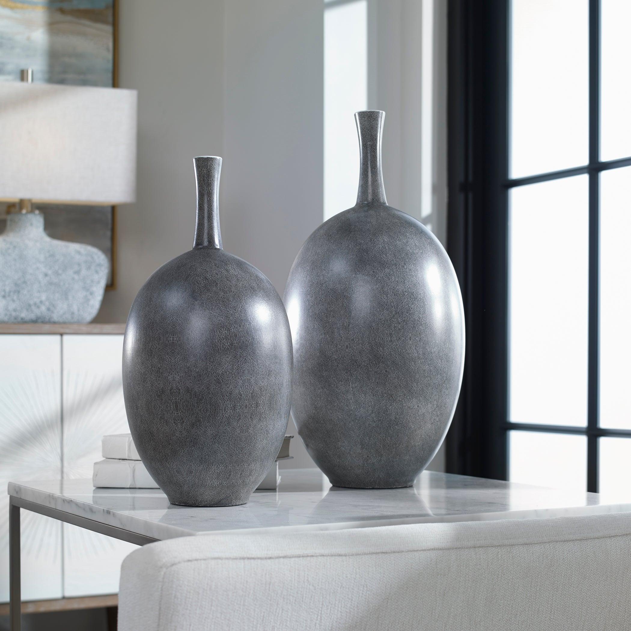 RIORDAN MODERN VASES, SET OF 2 - Remutear