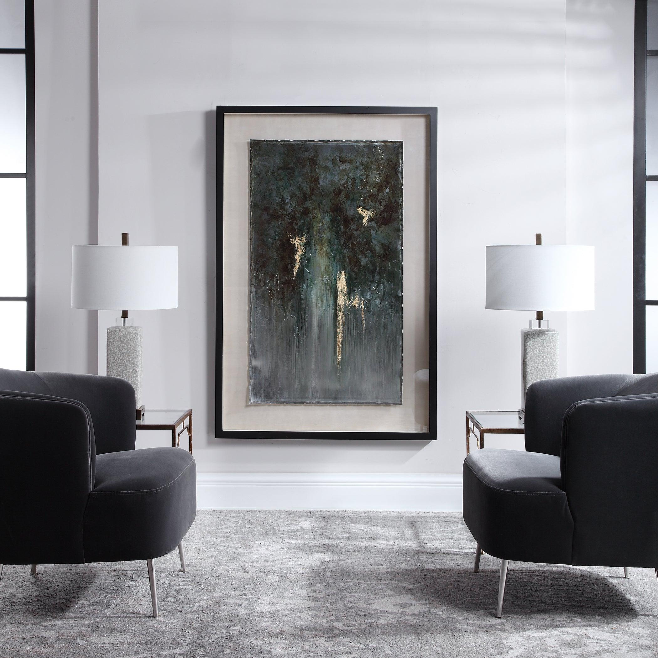 Rustic Patina Grande Abstract Art - Remutear