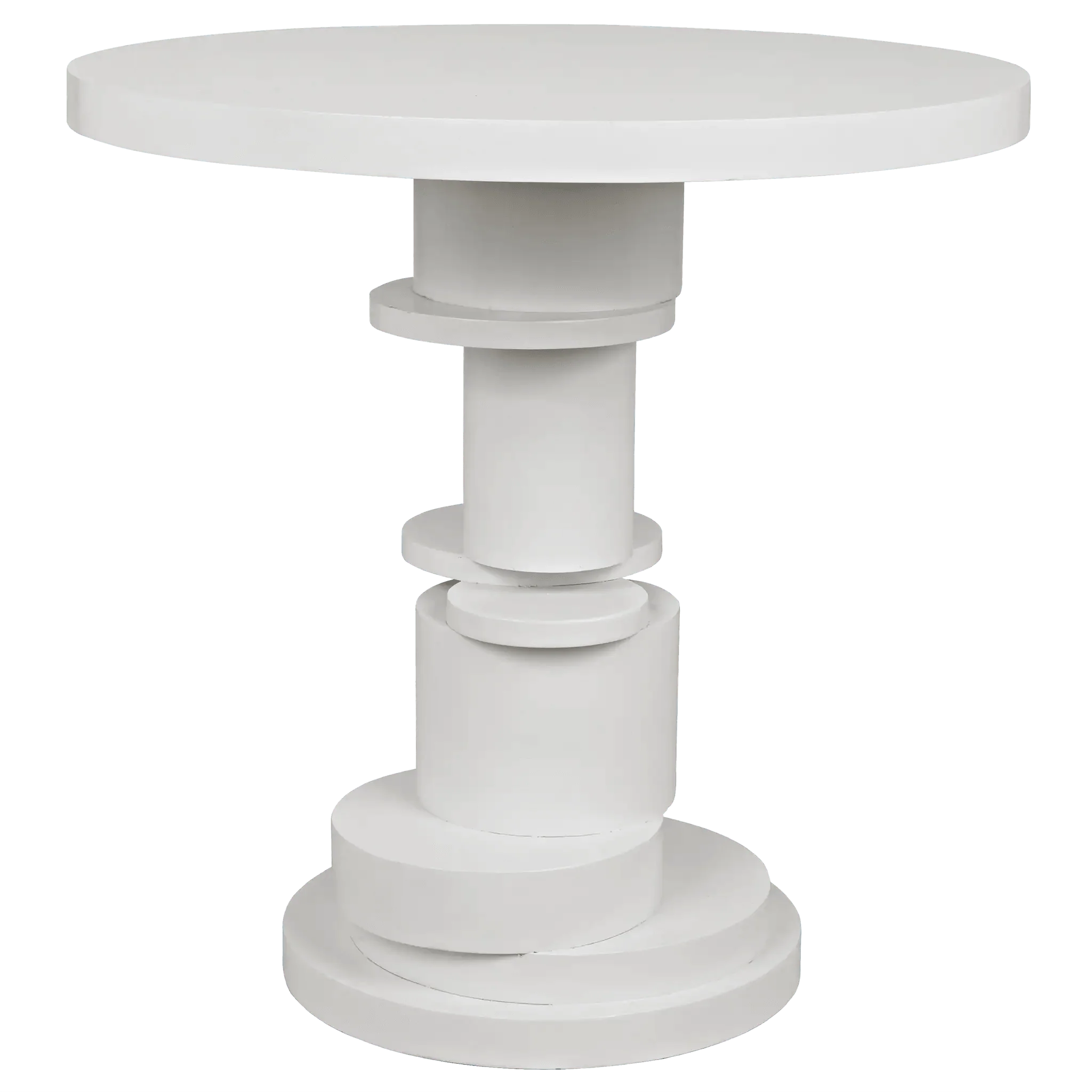Hugo Side Table, Solid White - Remutear
