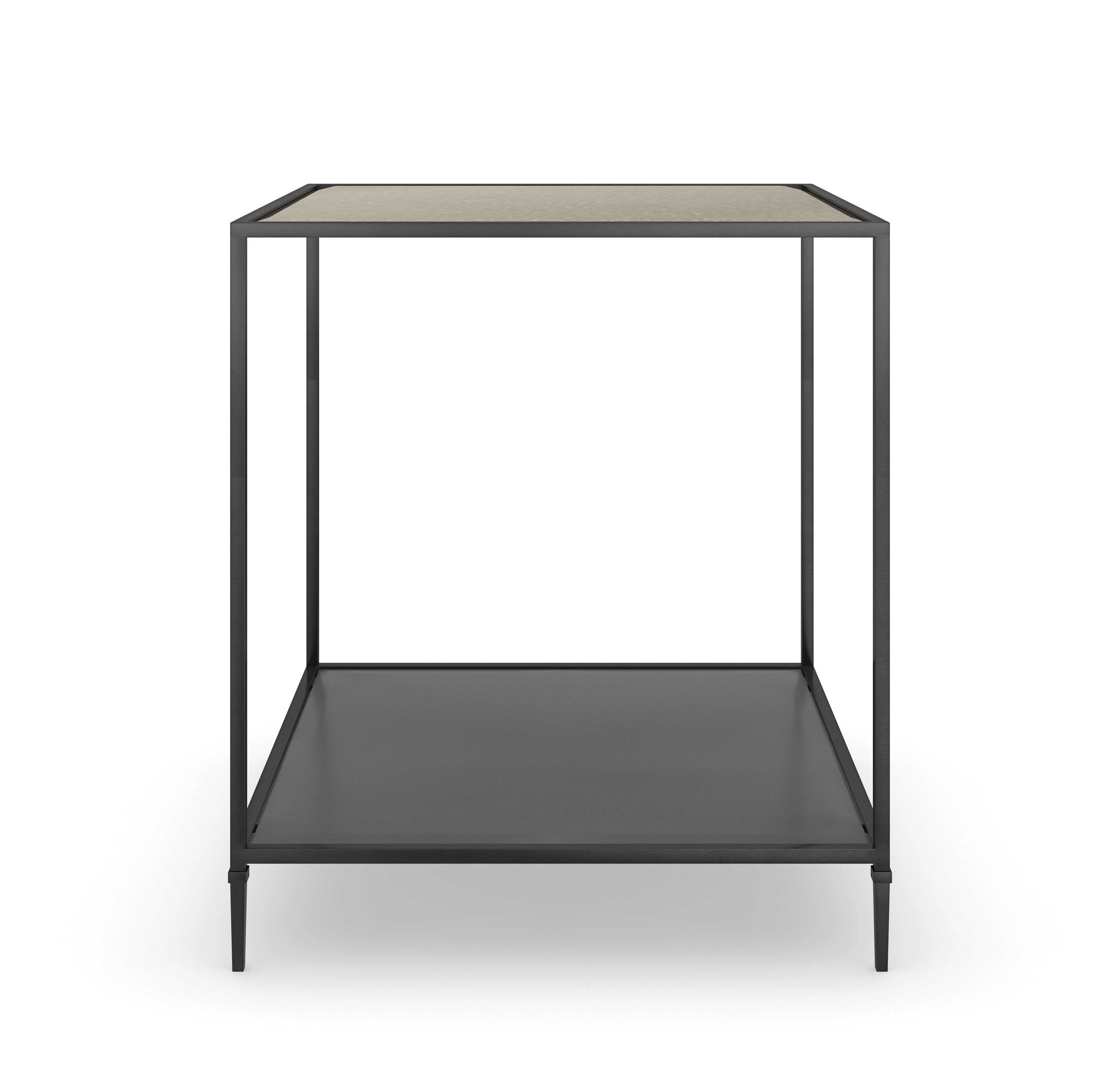 Classic Smoulder Square End Table - Remutear