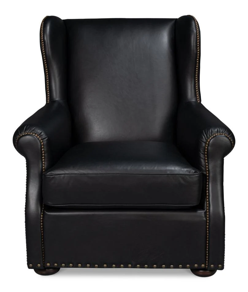 London Dry Accent Chair - Onyx Black - Remutear