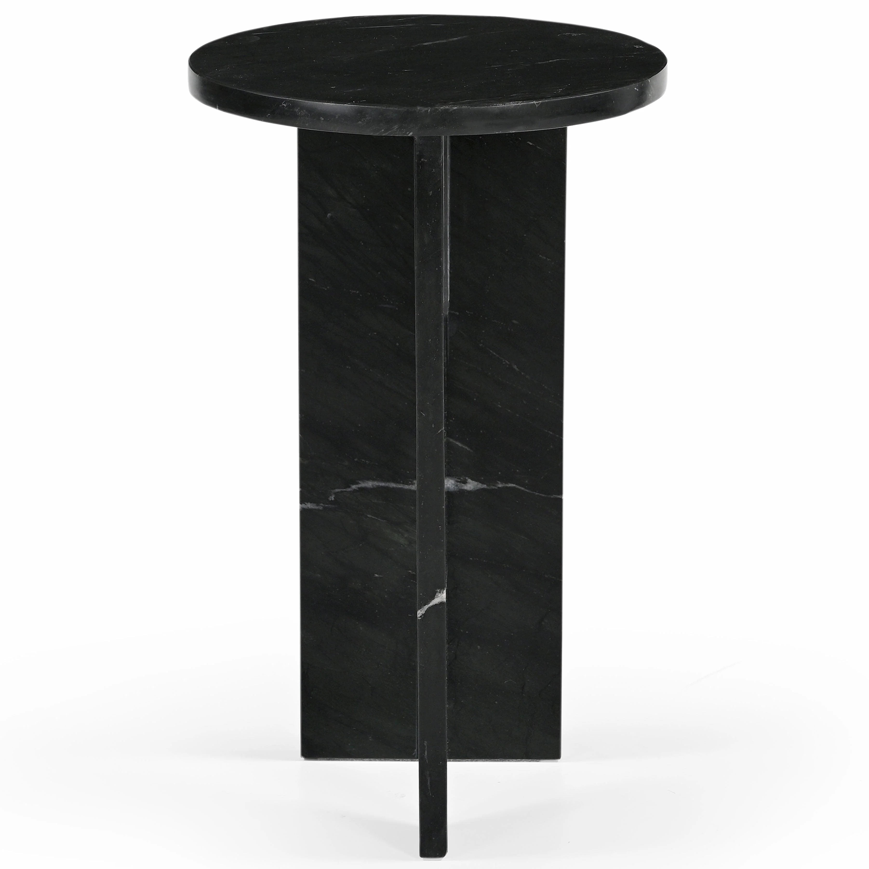 Devlin Marble Drink Table - Remutear