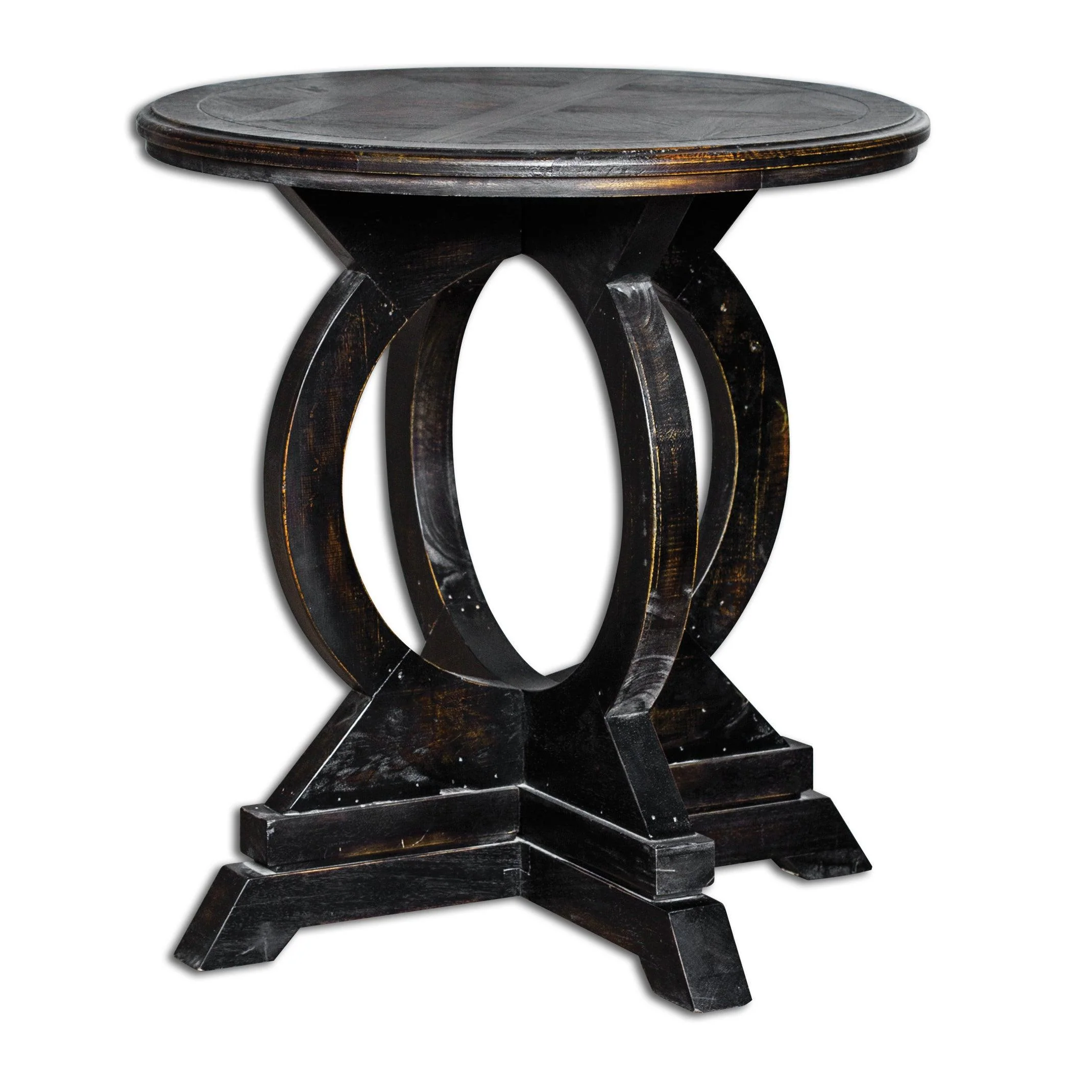 Maiva Black Side Table - Remutear