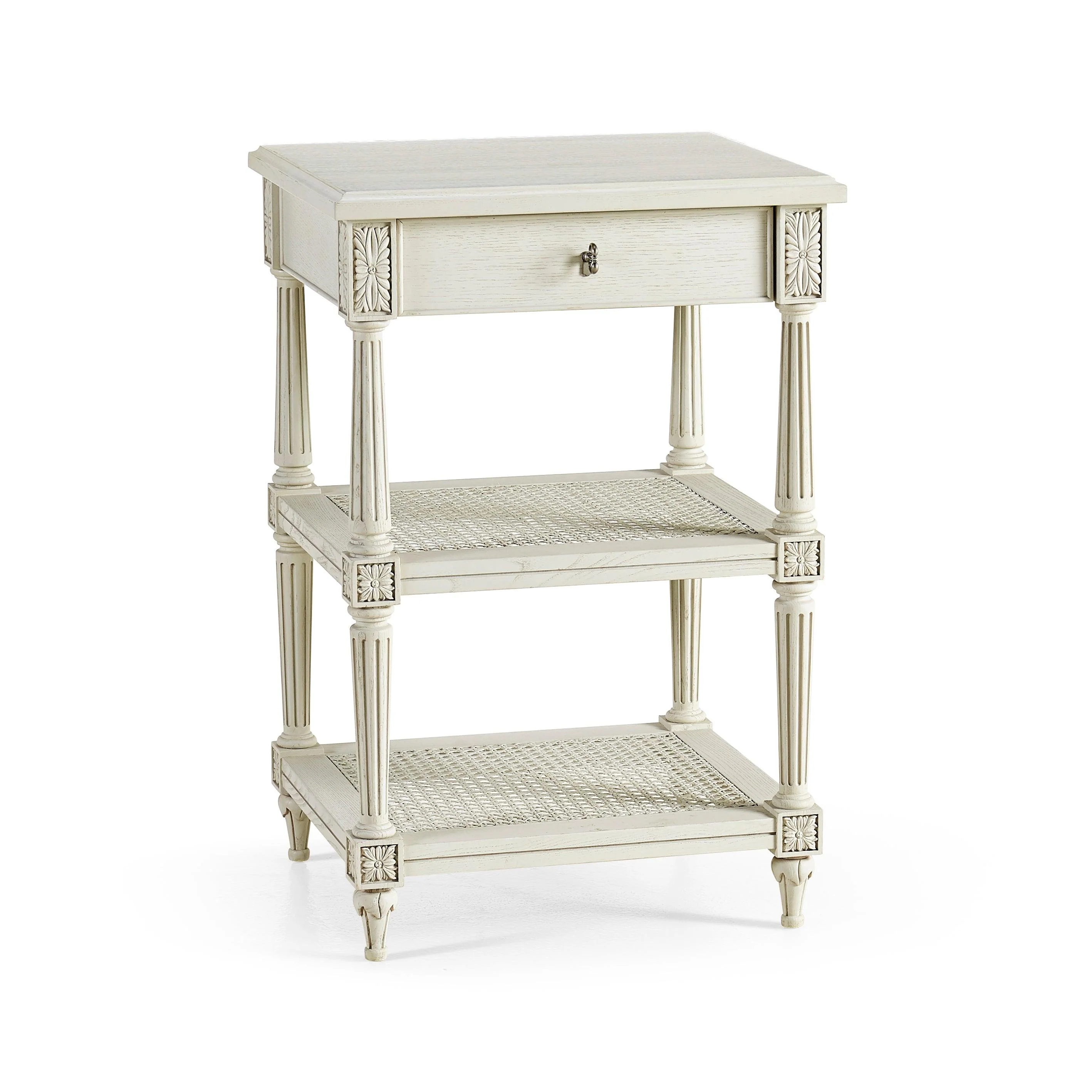 White Pileus Nightstand - Remutear