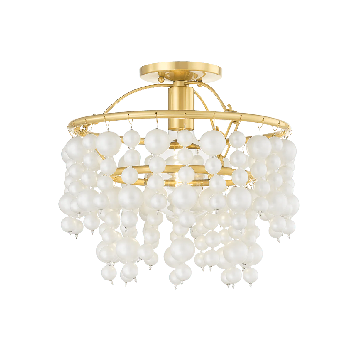KINSLEY 1 LIGHT SEMI FLUSH MOUNT - Remutear