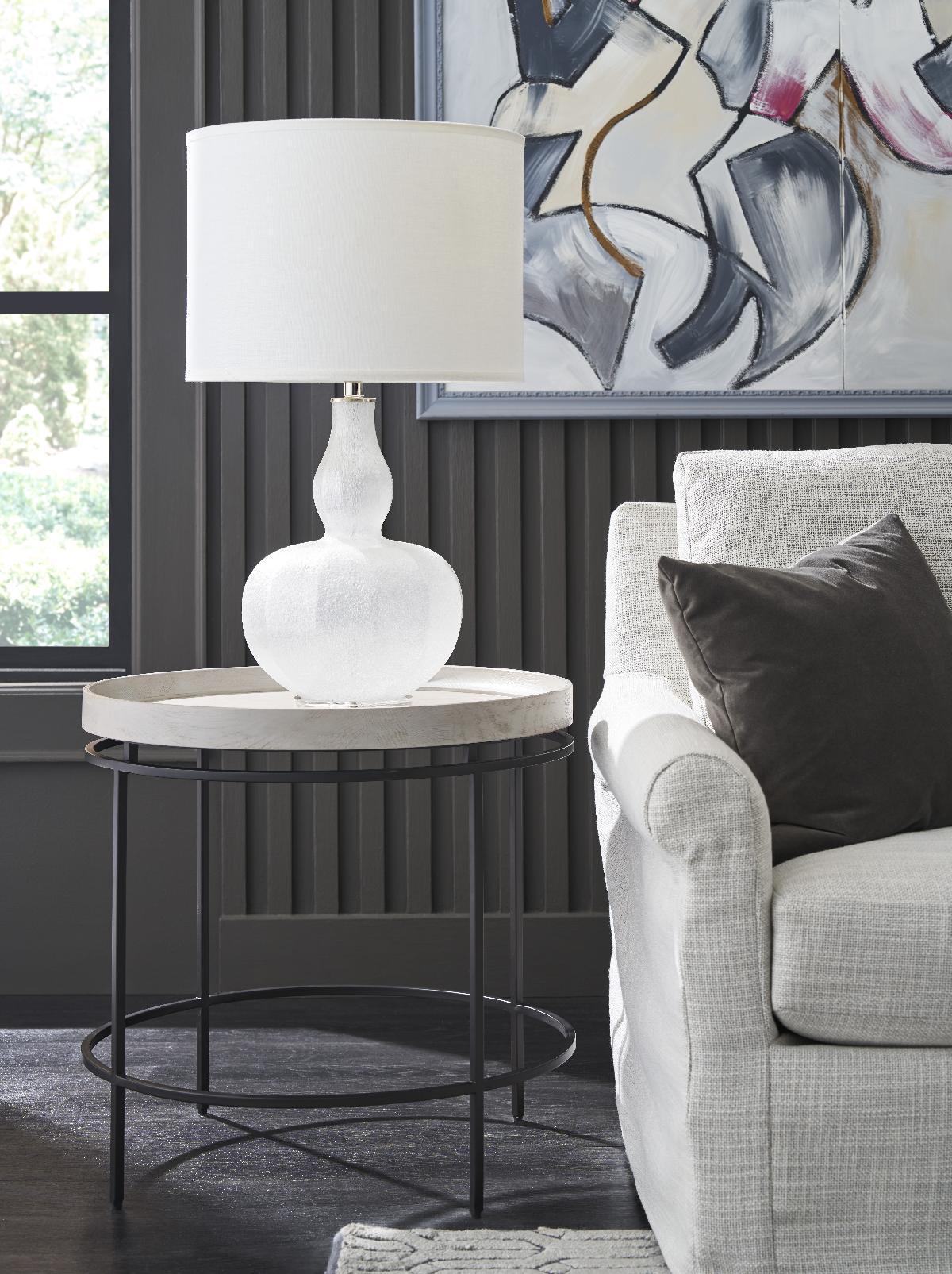 Coalesce Round Tray Top End Table - Remutear