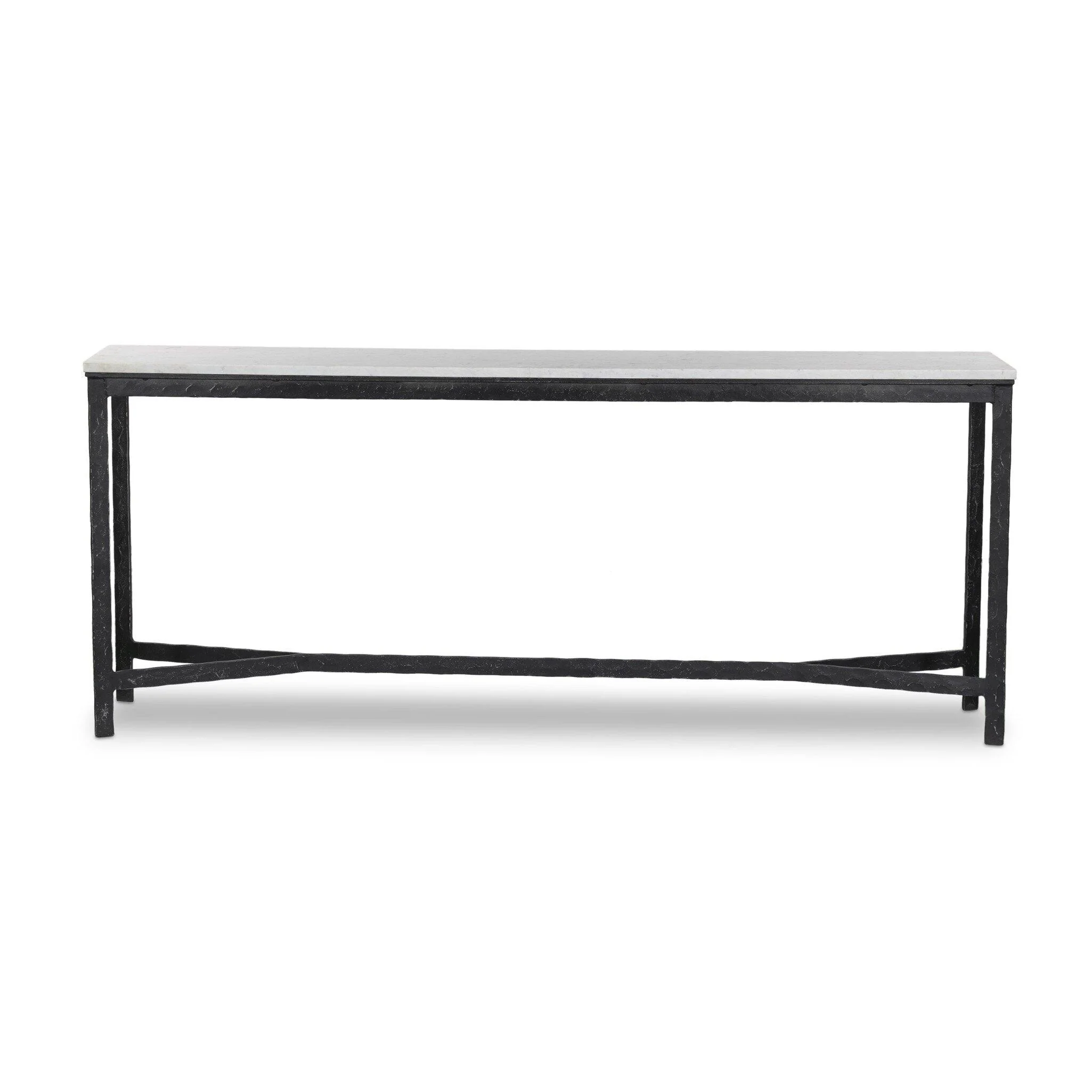 Hammered Iron Console Table - Remutear
