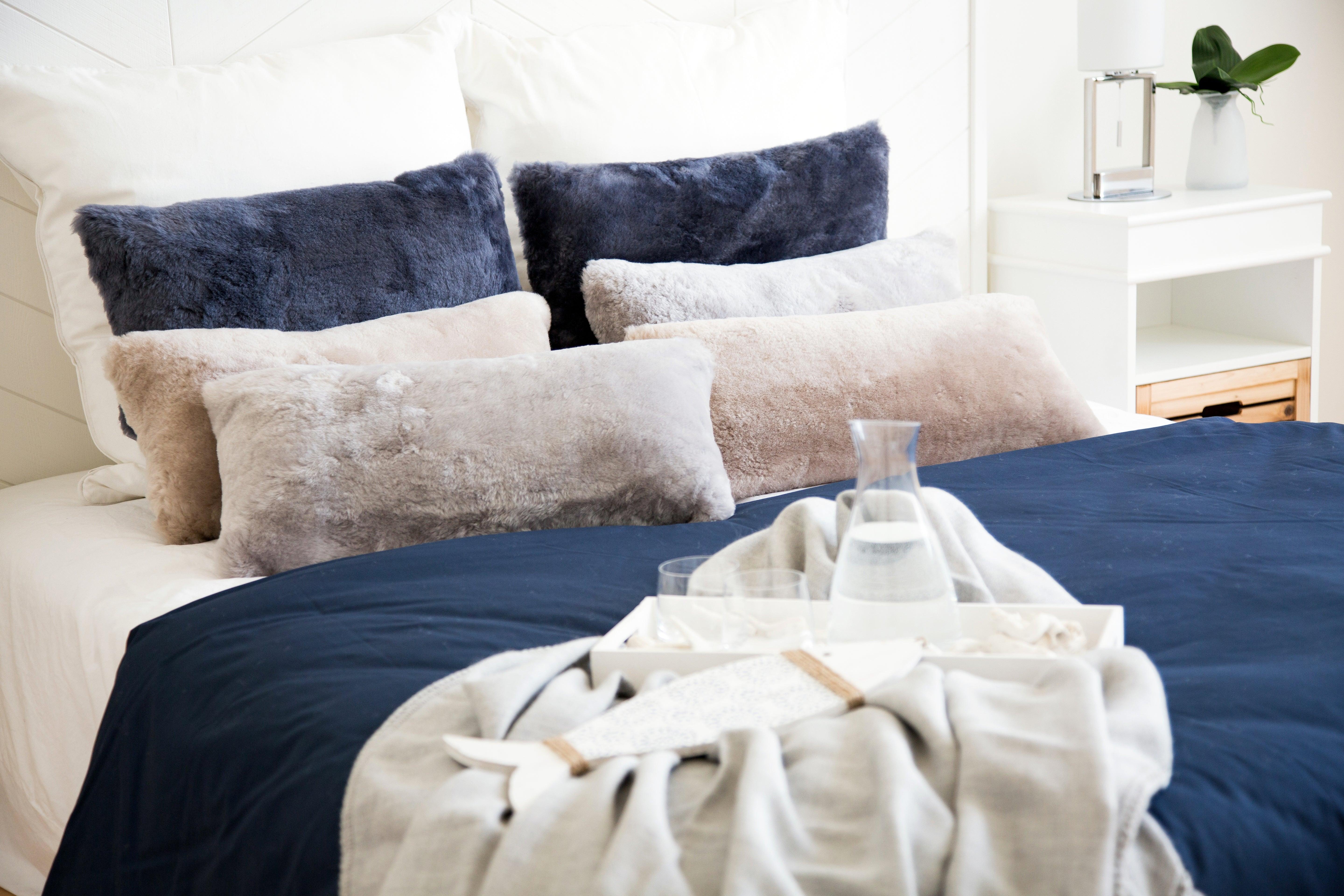 Shortwool Sheepskin Lumbar Cushion - Remutear