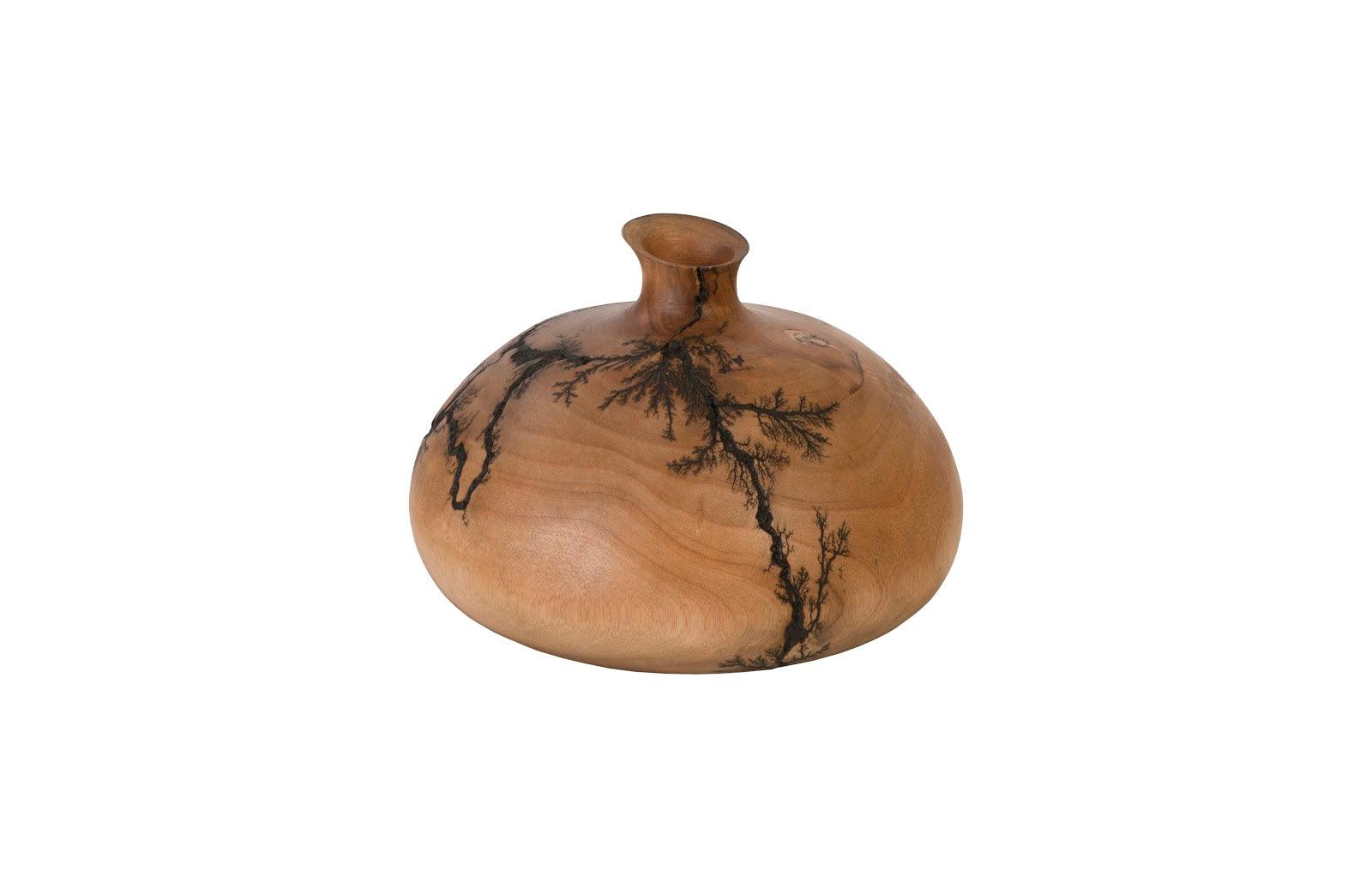 Lightning Vase, Mango Wood, Short - Remutear
