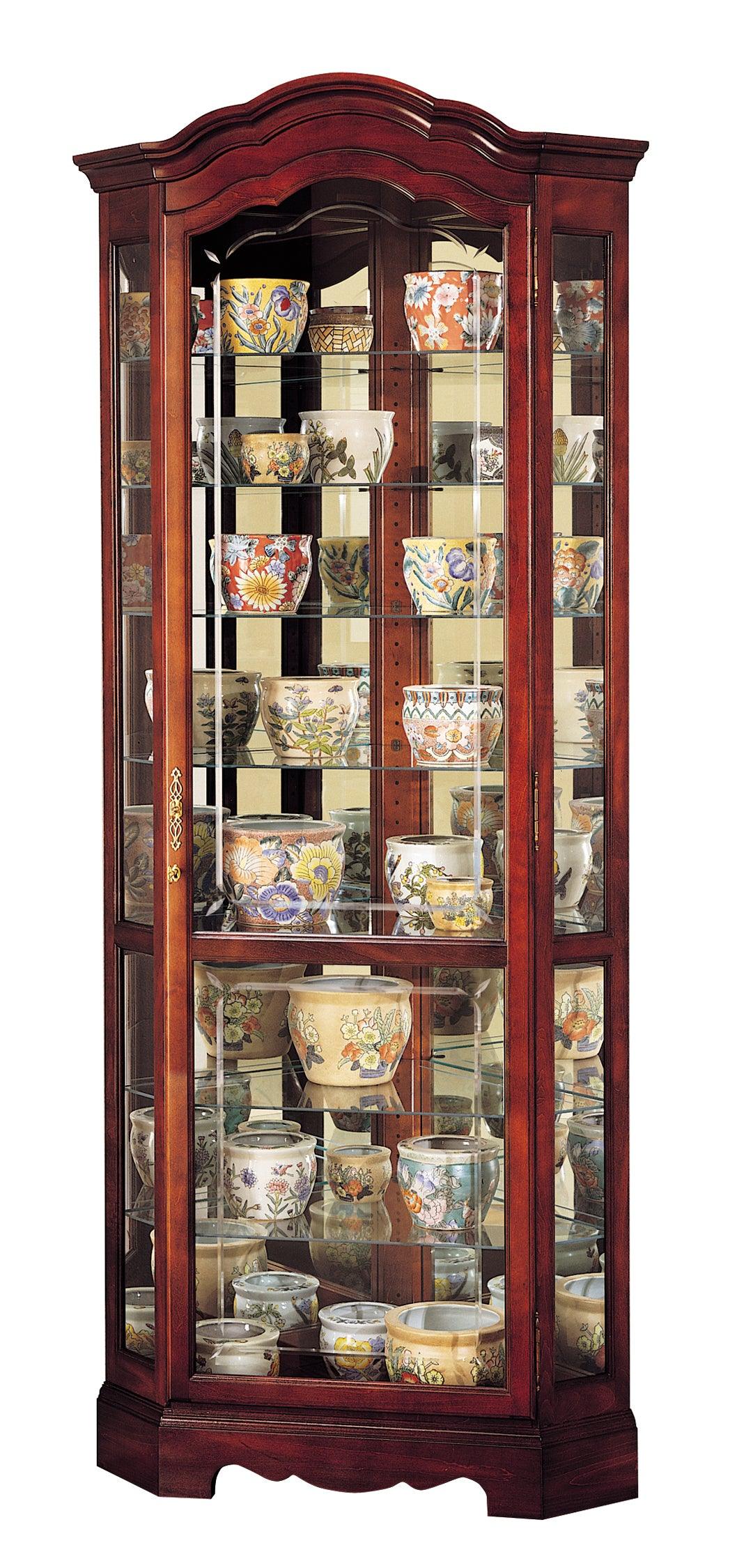 Jamestown Corner Curio Cabinet - Remutear