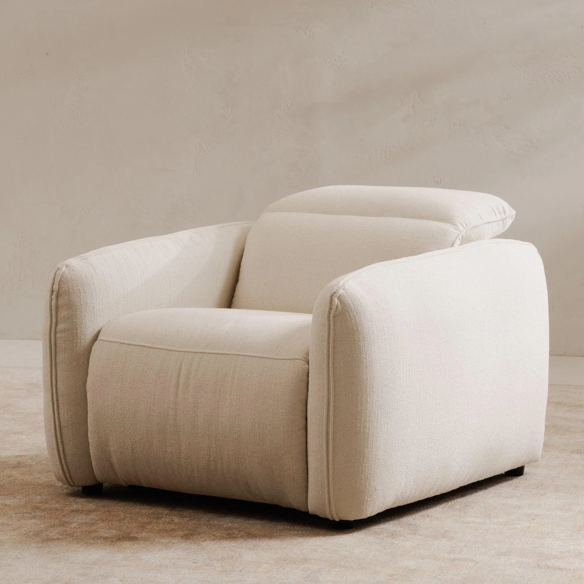 Eli Power Recliner Chair Warm White - Remutear