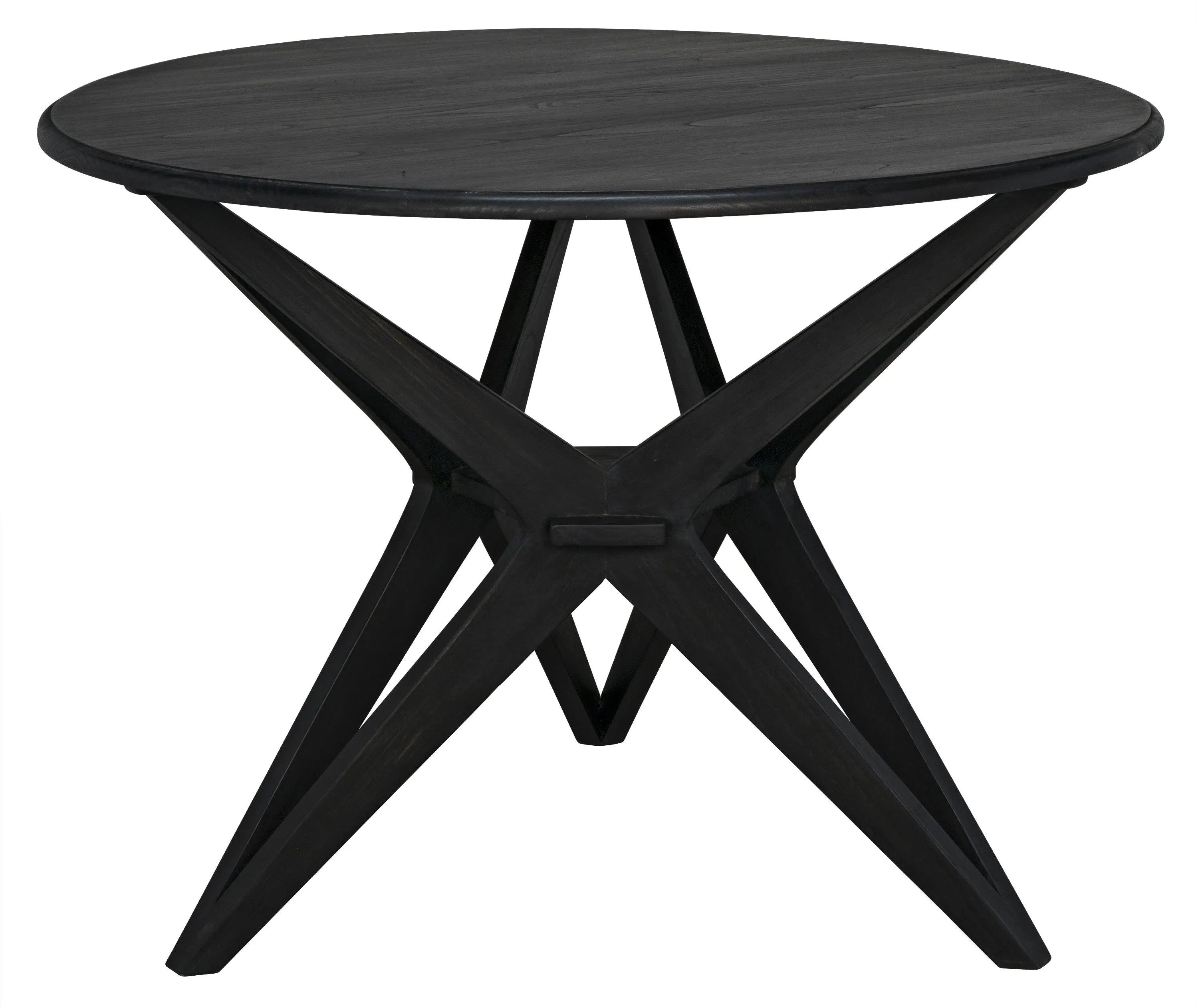 Victor Dining Table, Charcoal Black - Remutear