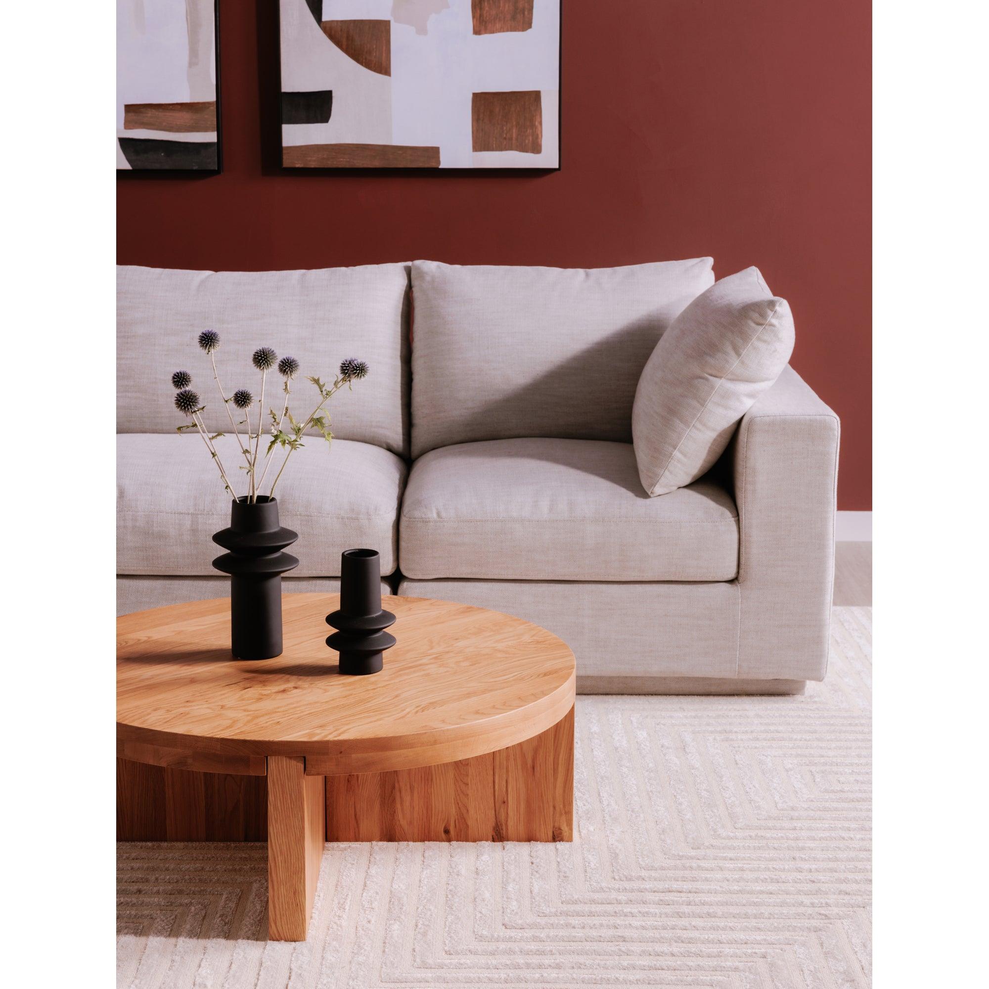 Folke Round Coffee Table Natural - Remutear
