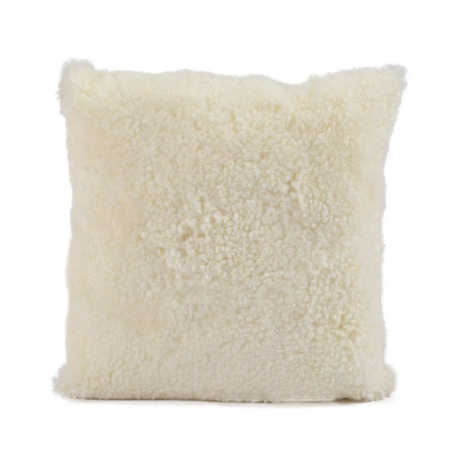 Shortwool Curly Sheepskin Square Cushion - Remutear