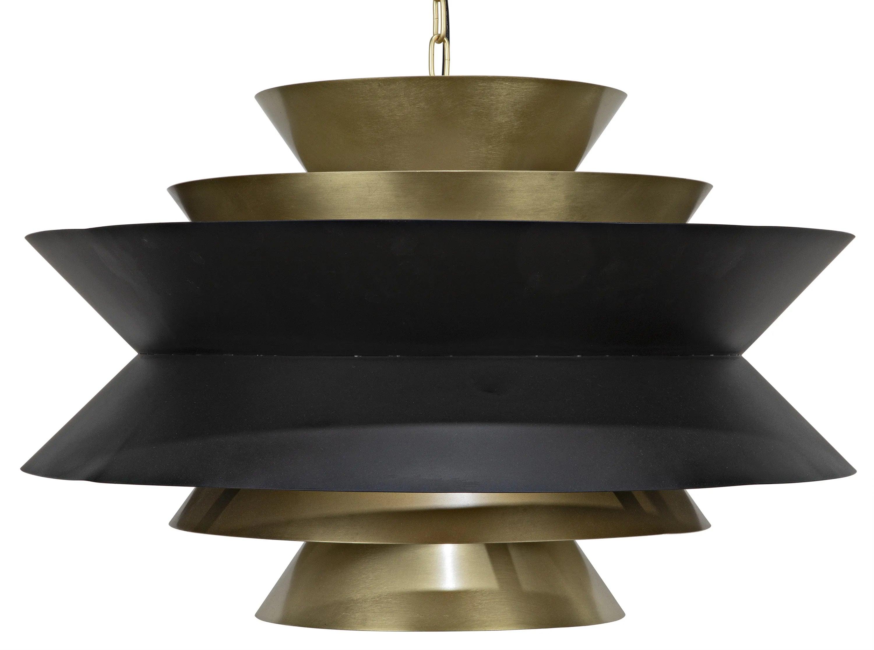 Arion Pendant, Steel with Brass Finish - Remutear