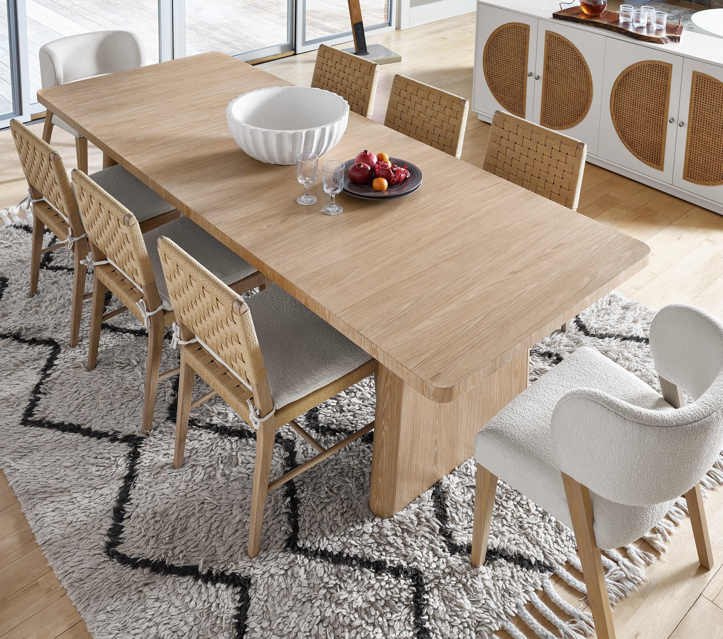 Modern Nomad Rectangular Dining Table - Remutear