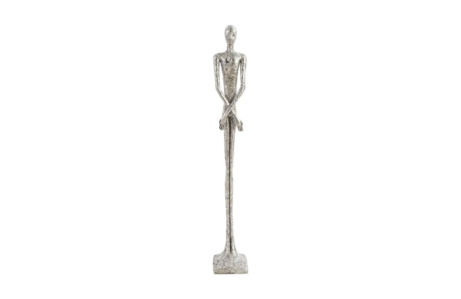 Lloyd Sculpture, Small, Resin, Silver Leaf - Remutear