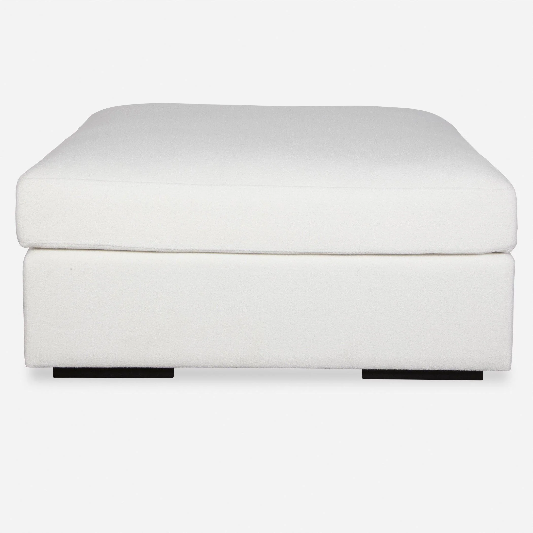 Refuge Arctic White Sofa Ottoman - Remutear