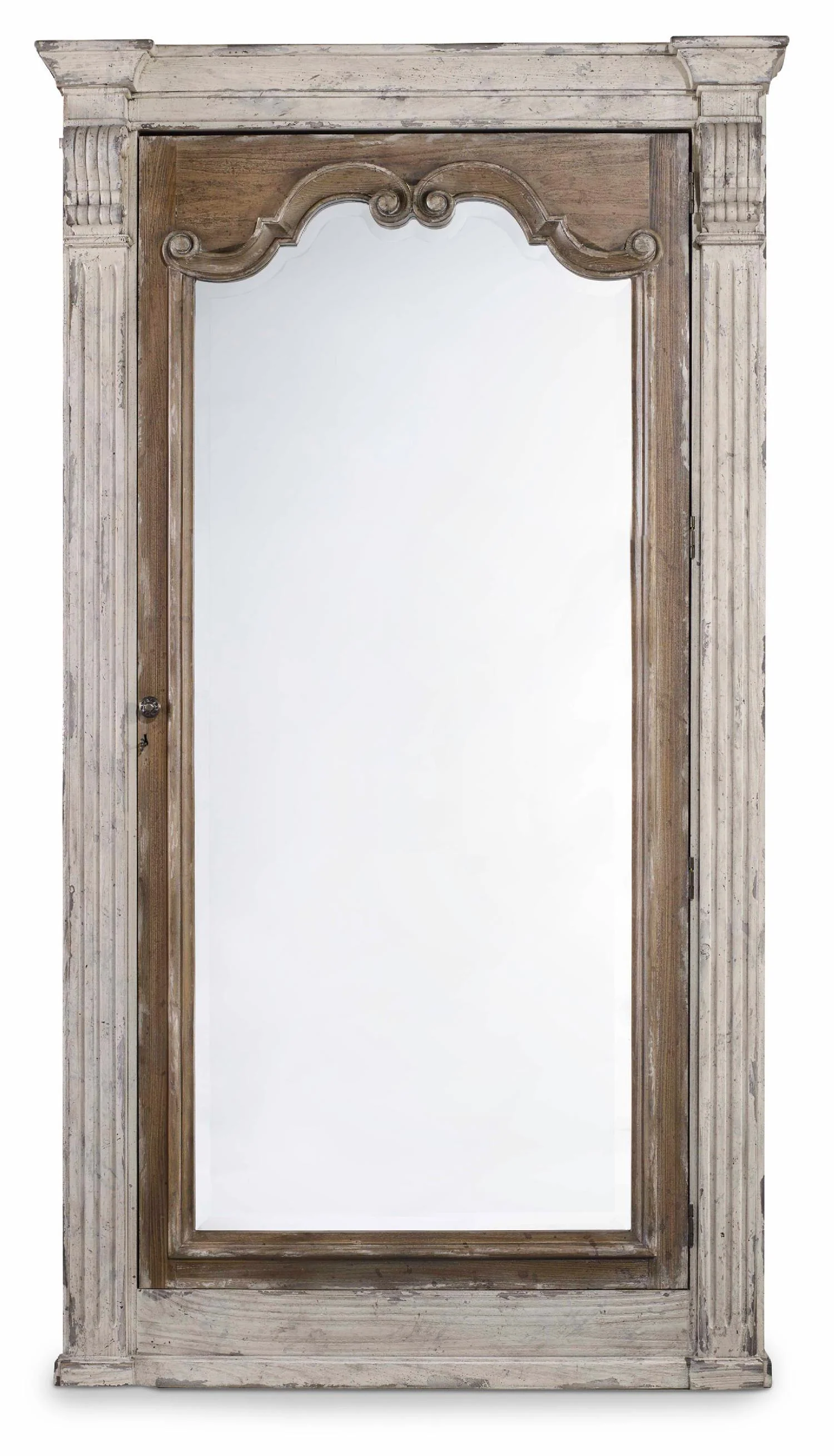 Chatelet Floor Mirror withJewelry Armoire Storage - Remutear
