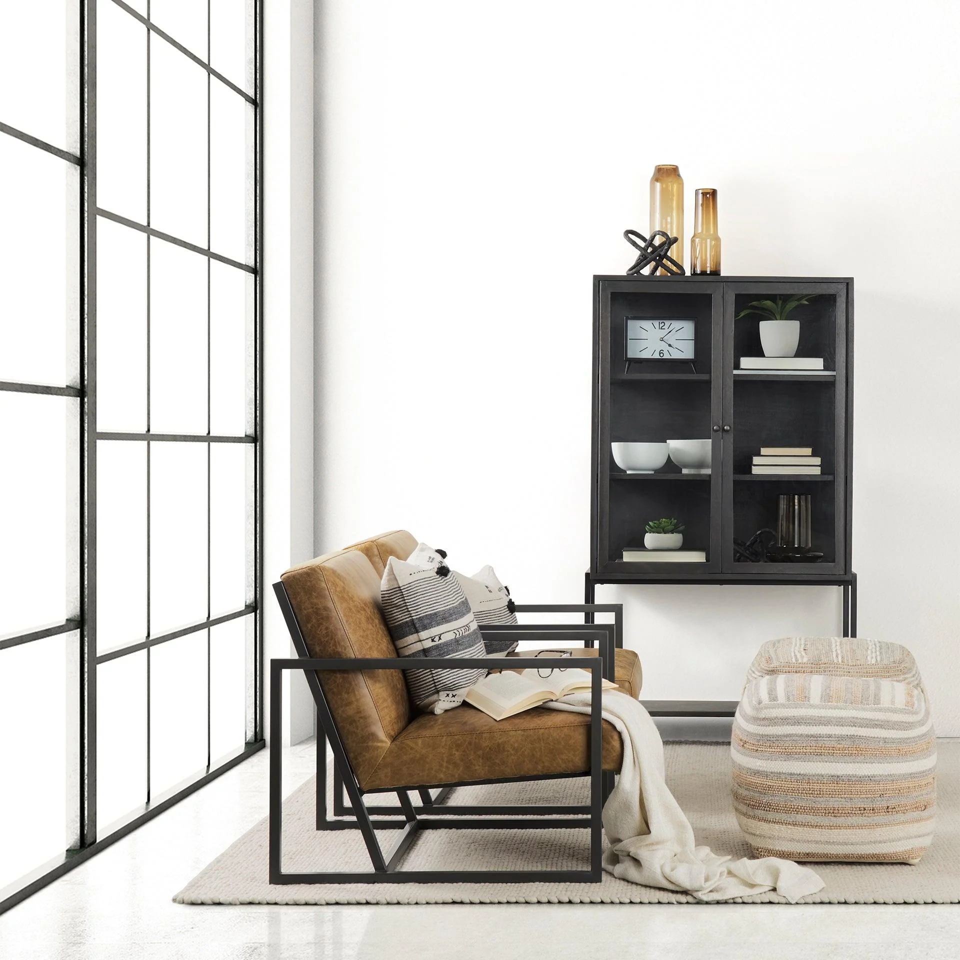 Aahana Hemp and Cotton Pouf - Remutear